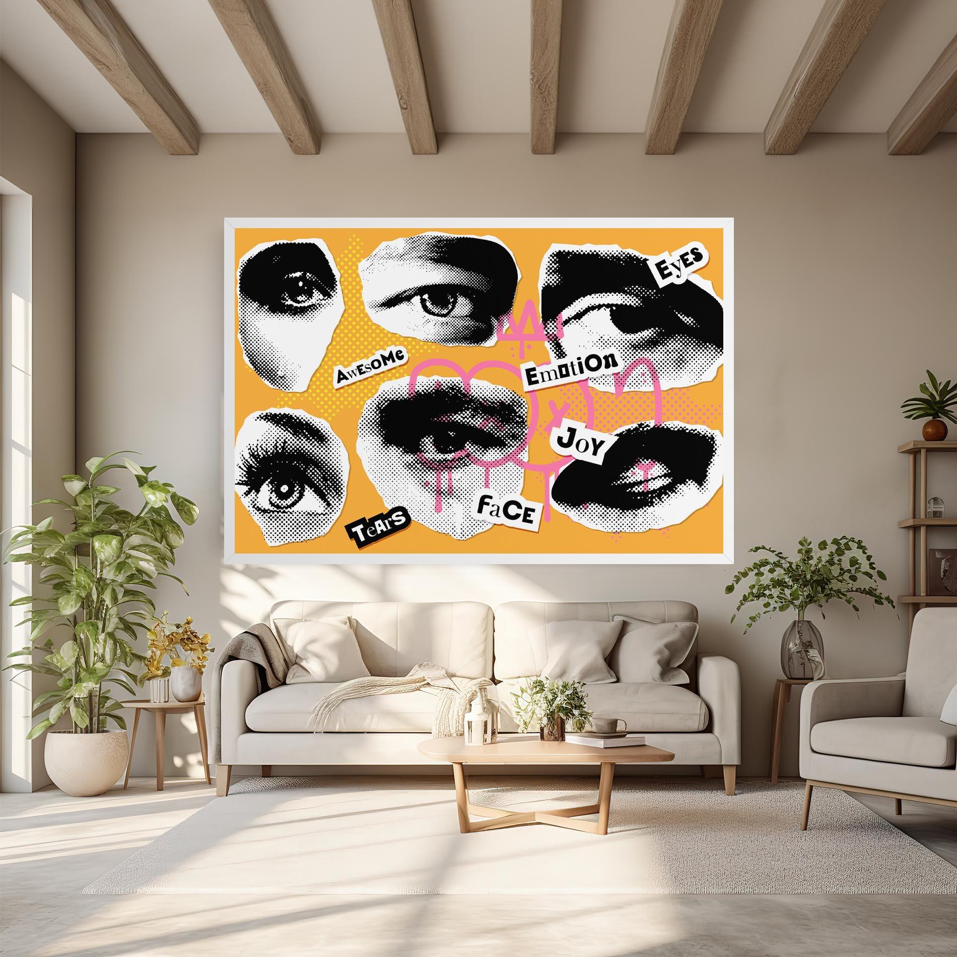 Leinwandbild Awesome Emotions mockup 6