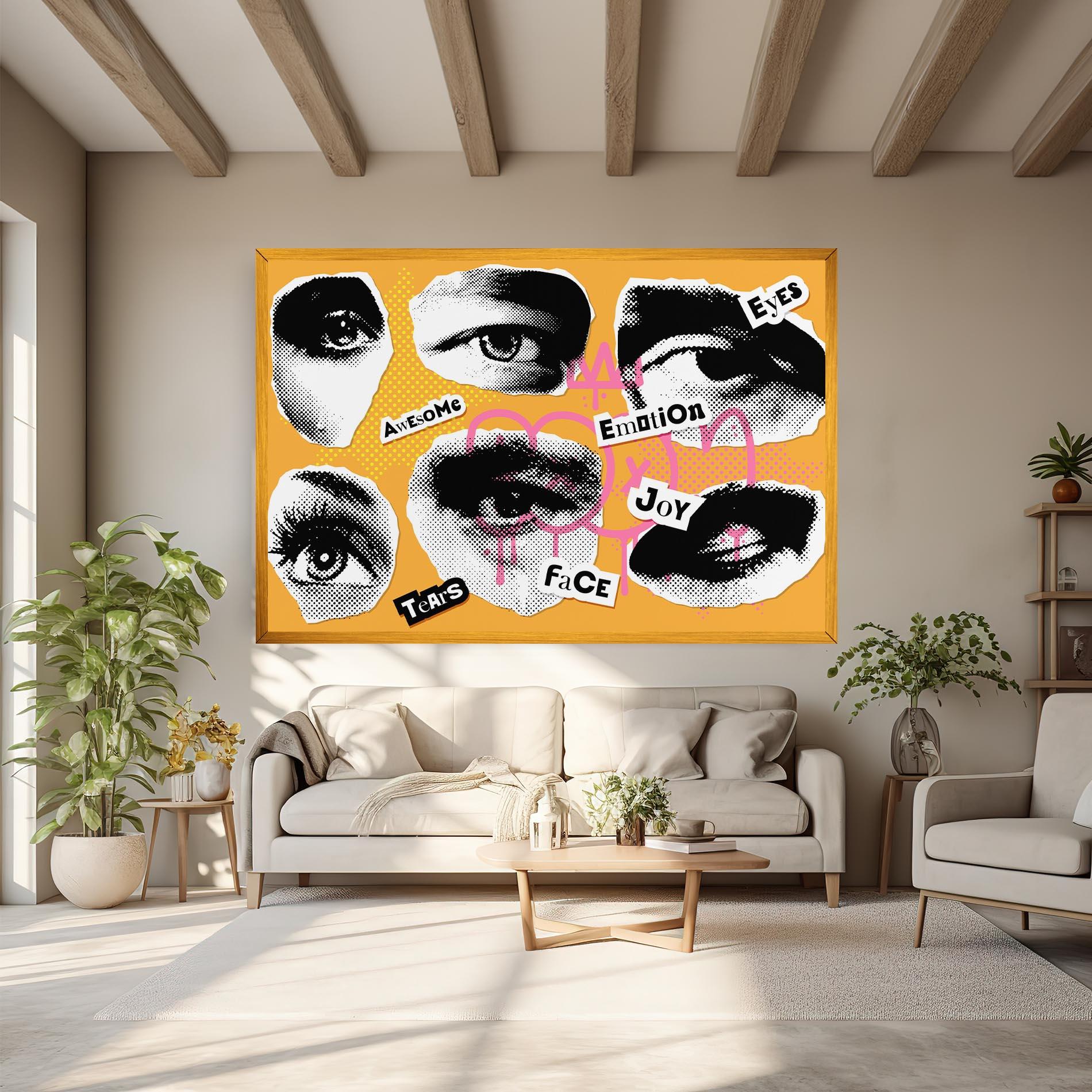 Leinwandbild Awesome Emotions mockup 6