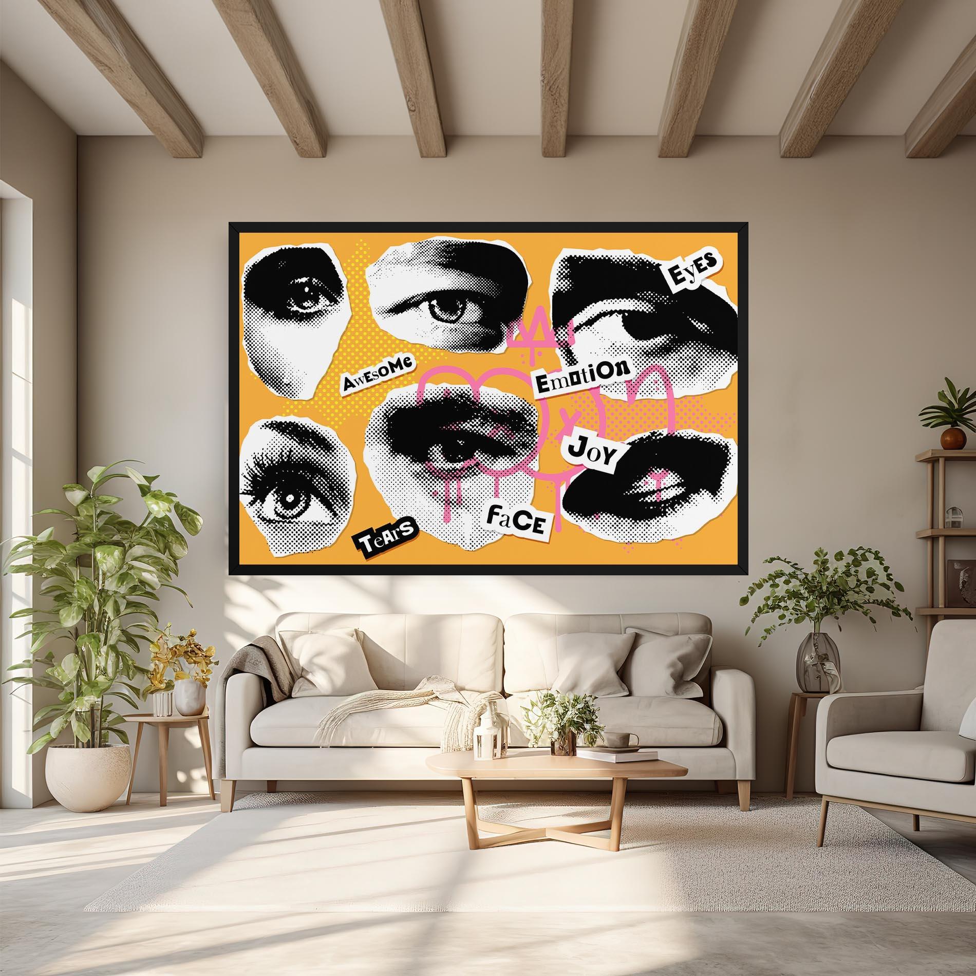 Leinwandbild Awesome Emotions mockup 6