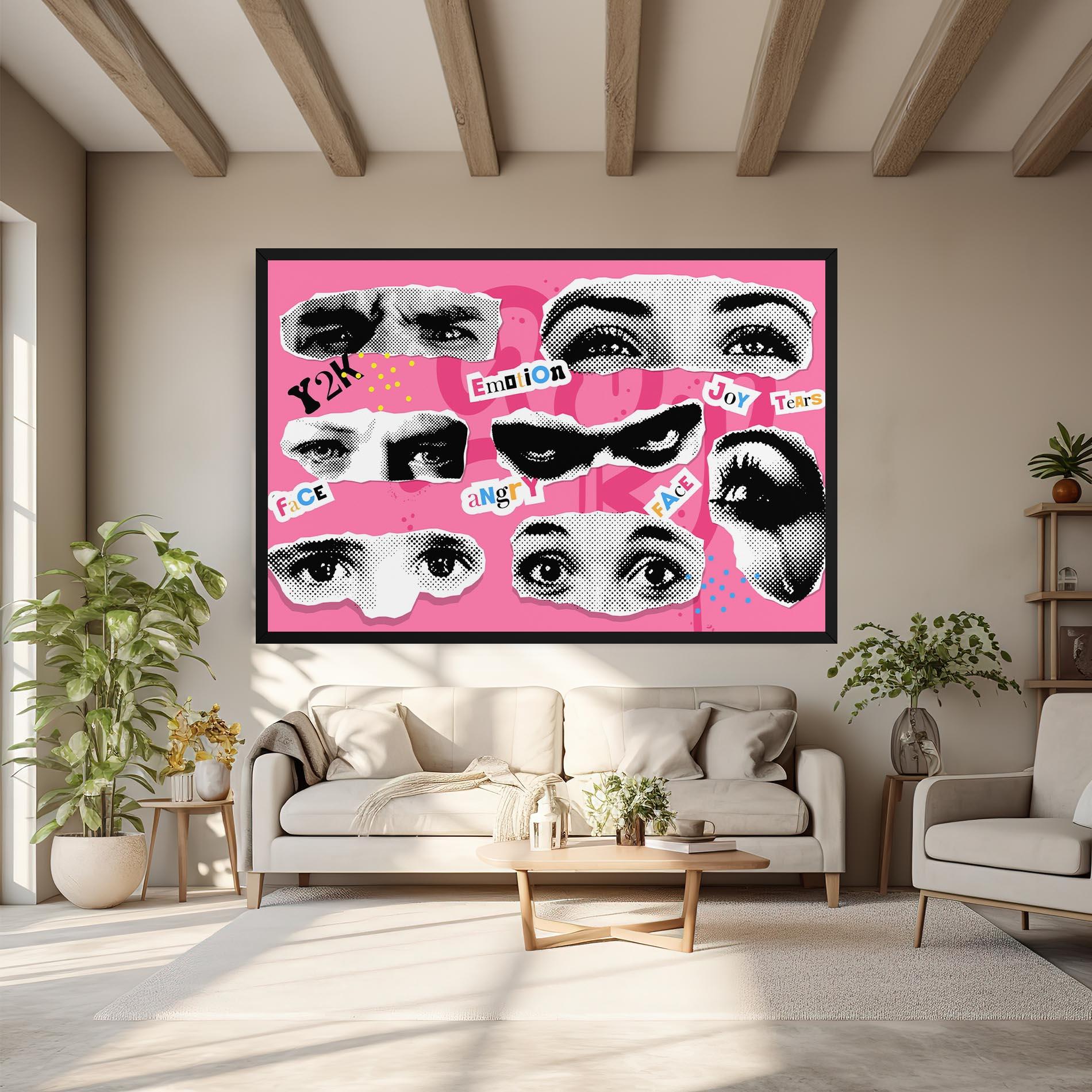 Leinwandbild Eye Type mockup 6