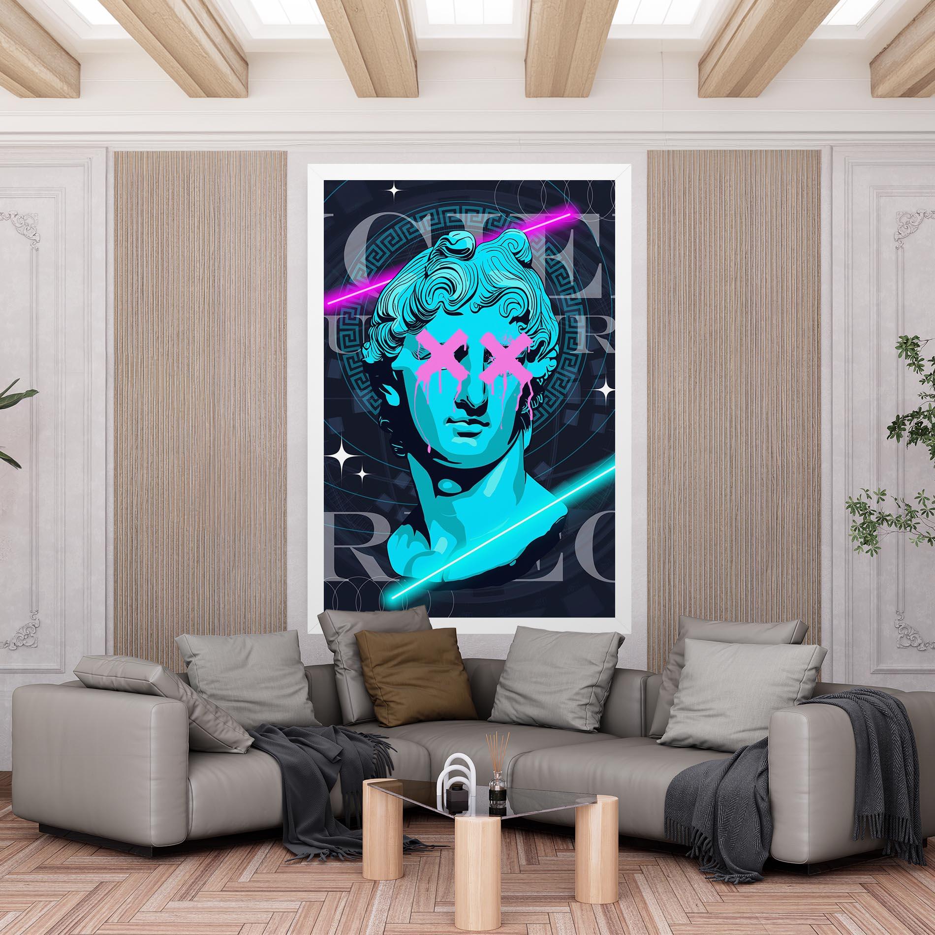 Leinwandbild Sculptures mockup 6