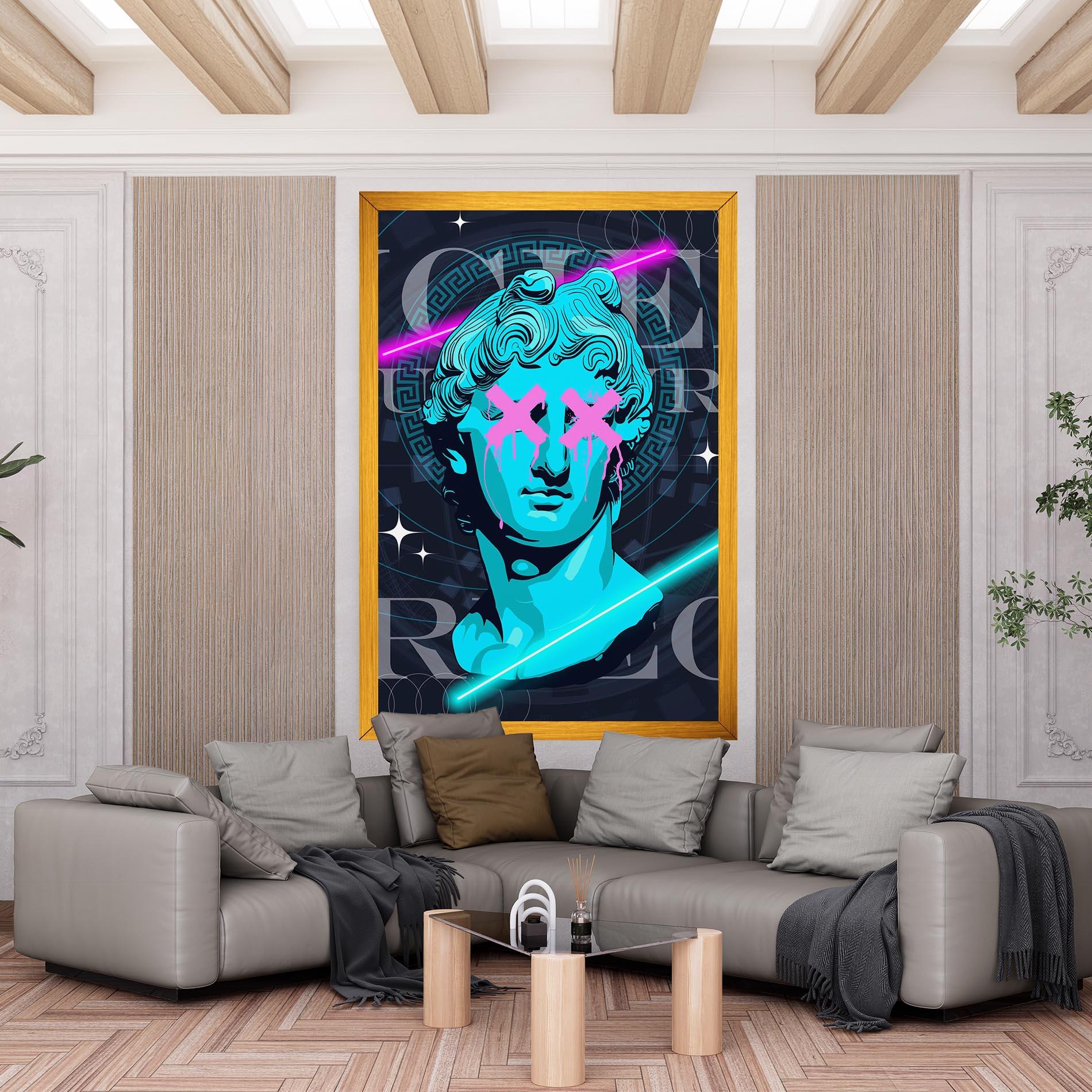 Leinwandbild Sculptures mockup 6