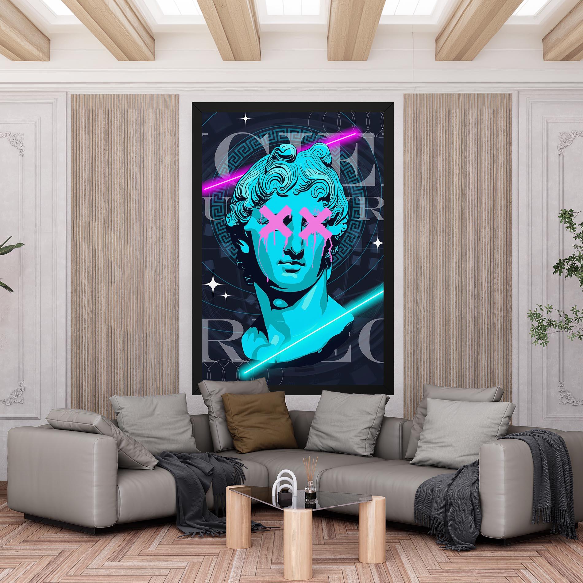 Leinwandbild Sculptures mockup 6