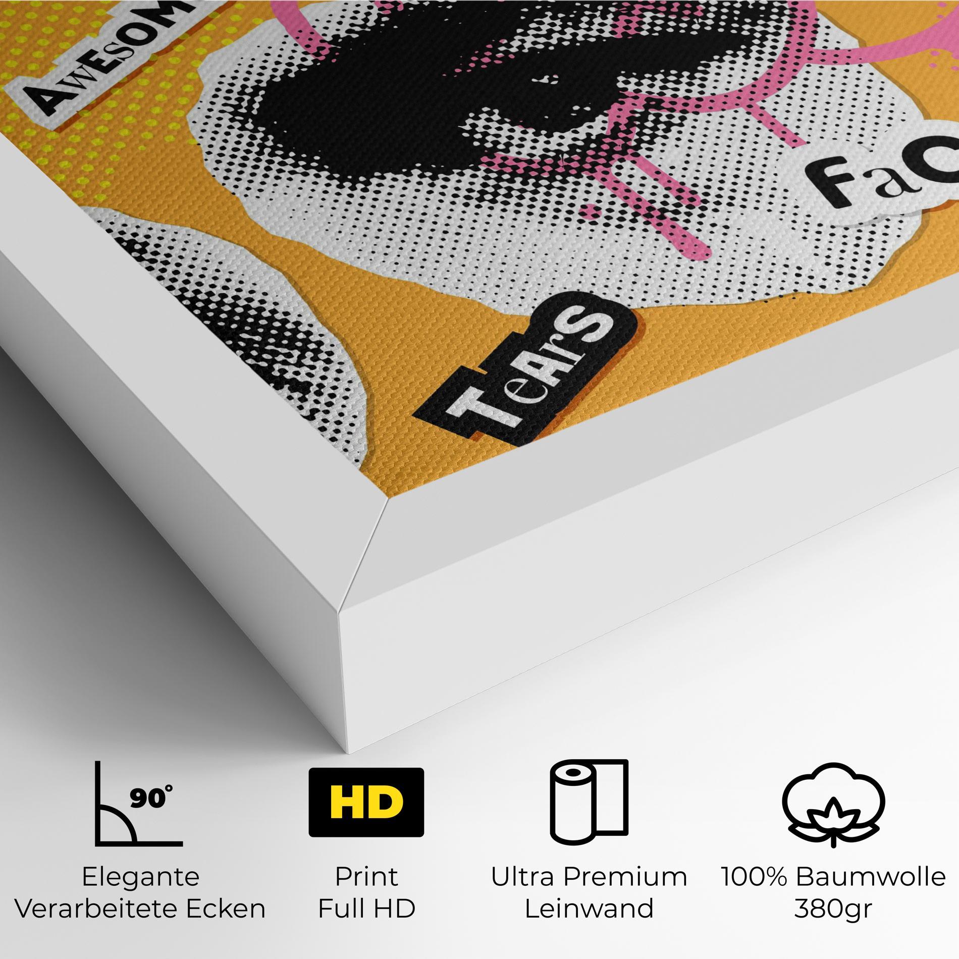 Leinwandbild Awesome Emotions mockup 4