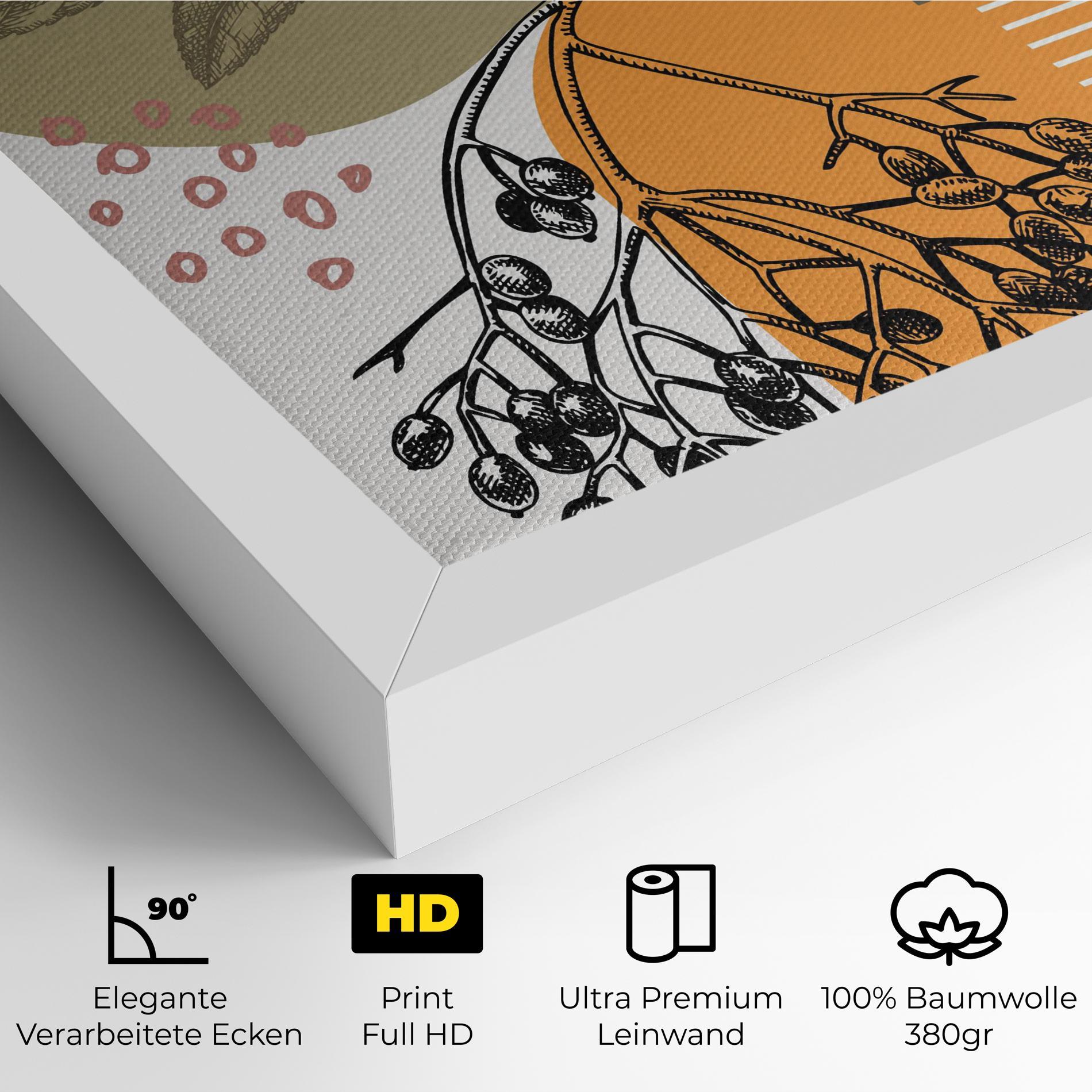 Leinwandbild Bird Collage mockup 4