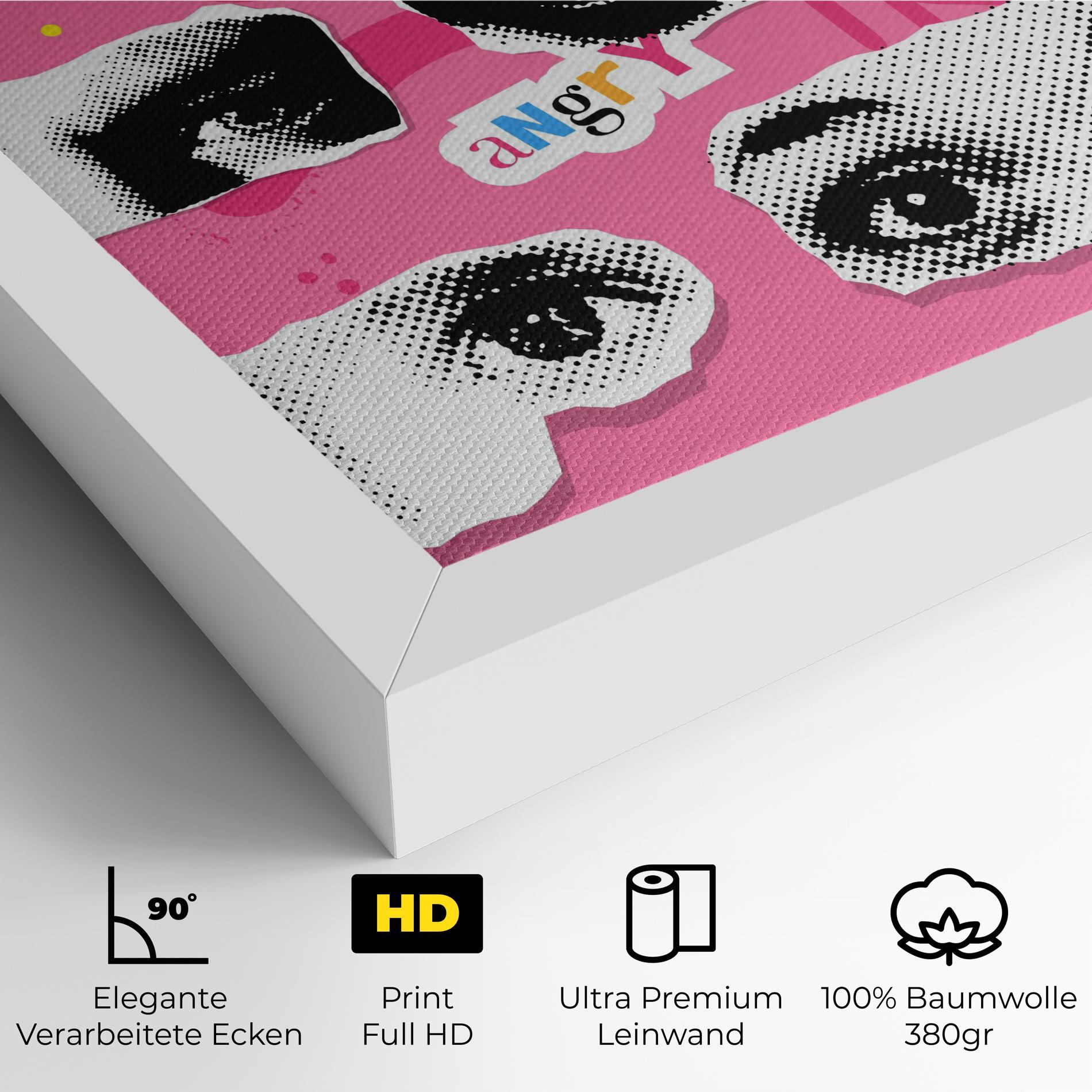 Leinwandbild Eye Type mockup 4