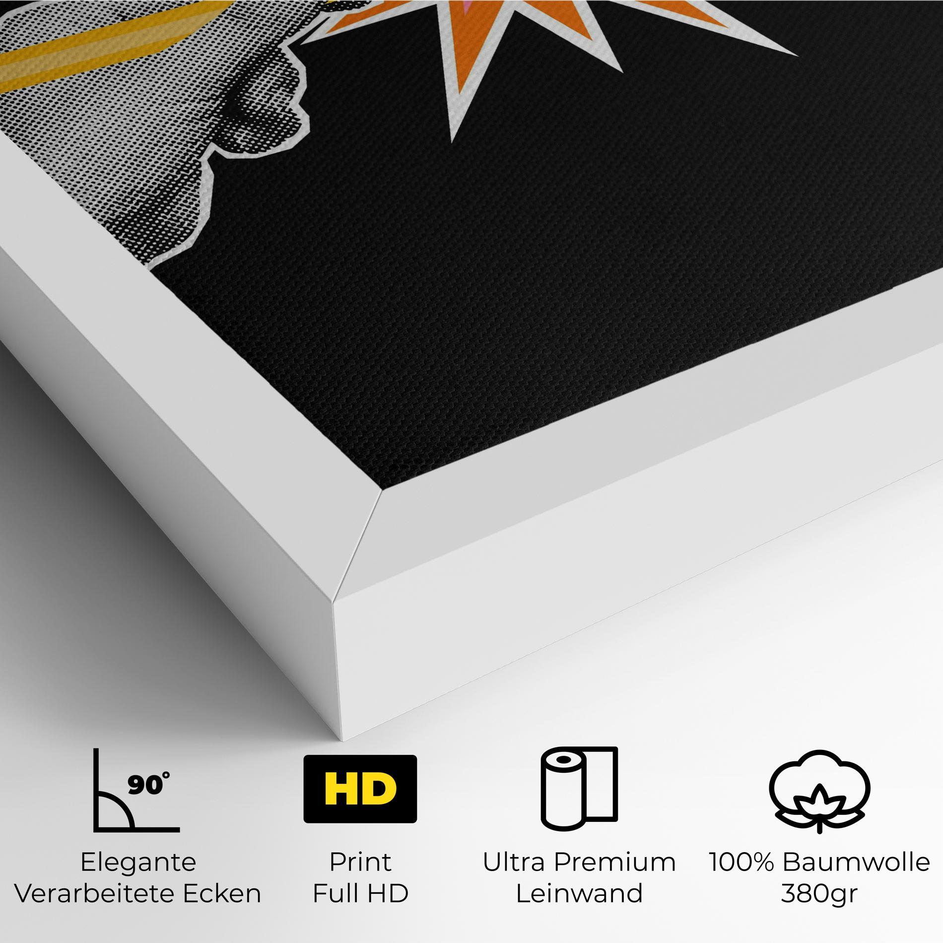 Leinwandbild Pencil Hand mockup 4