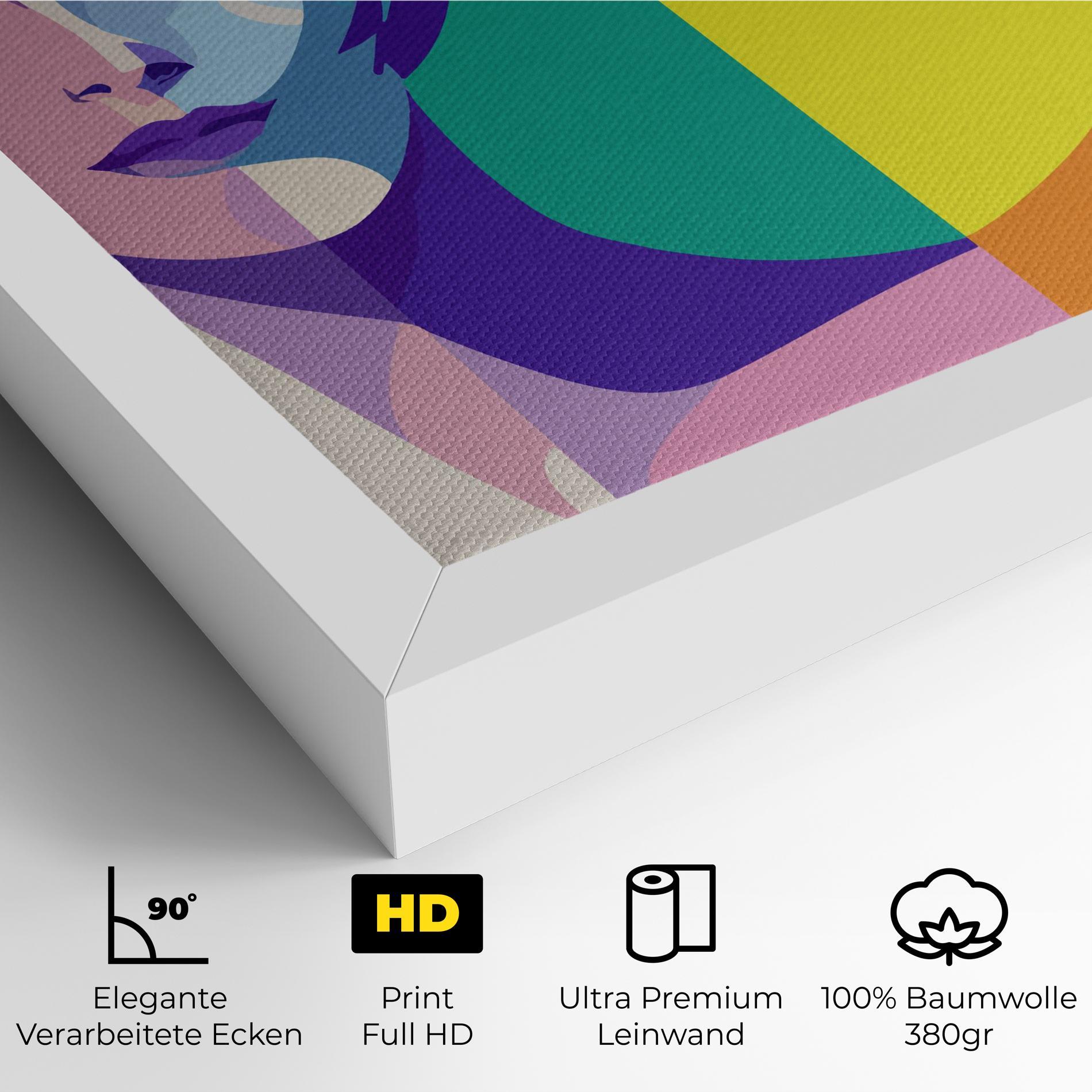 Leinwandbild Winter Summer Girl mockup 4