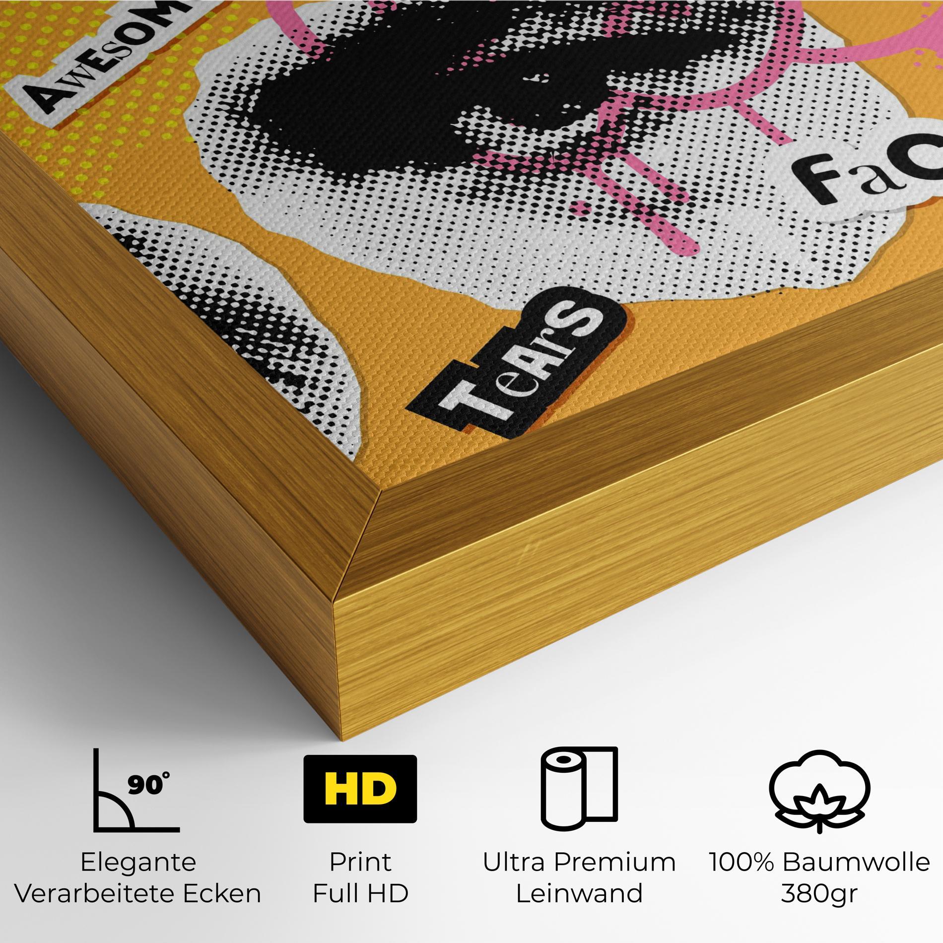 Leinwandbild Awesome Emotions mockup 4