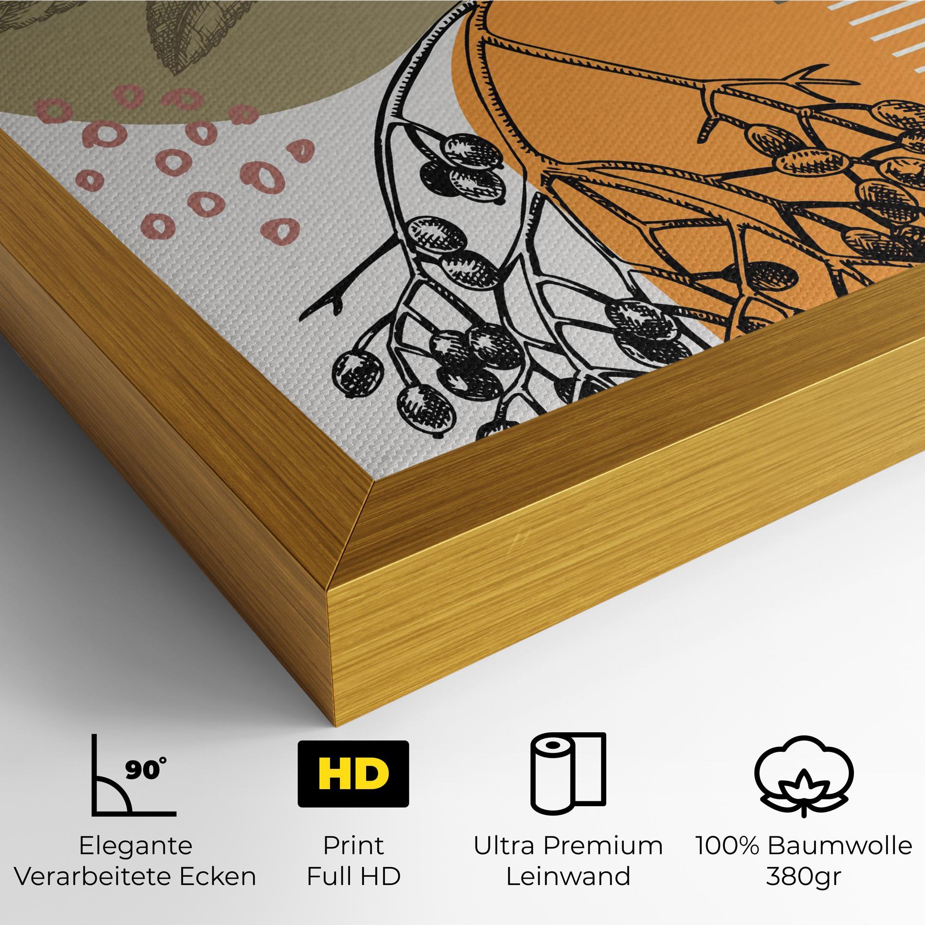 Leinwandbild Bird Collage mockup 4