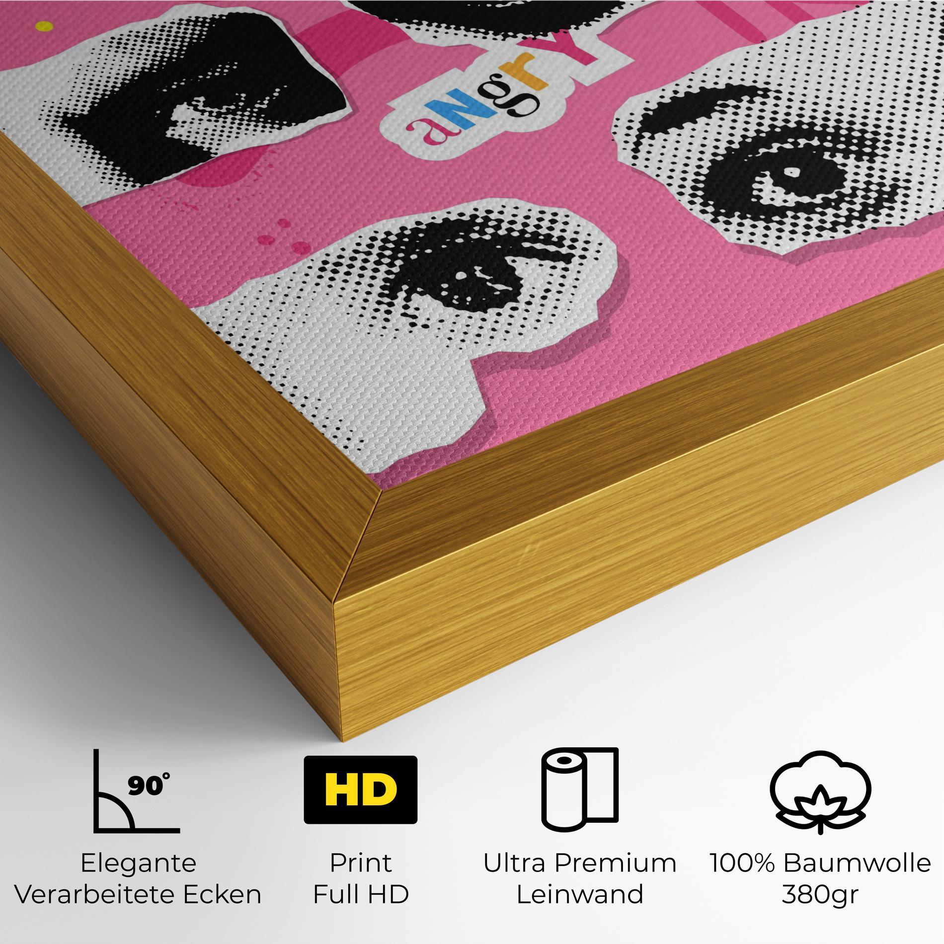 Leinwandbild Eye Type mockup 4