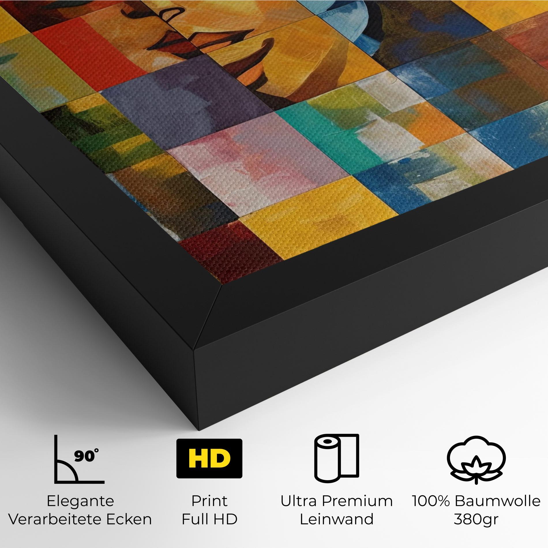 Leinwandbild Abstract Concept Collage mockup 4