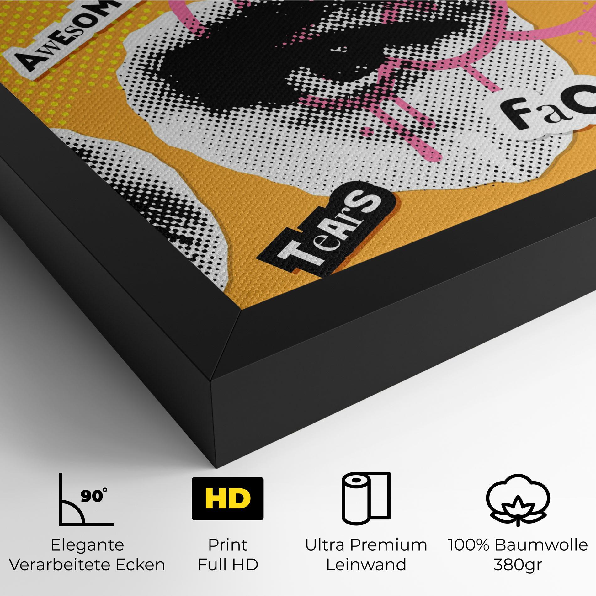 Leinwandbild Awesome Emotions mockup 4