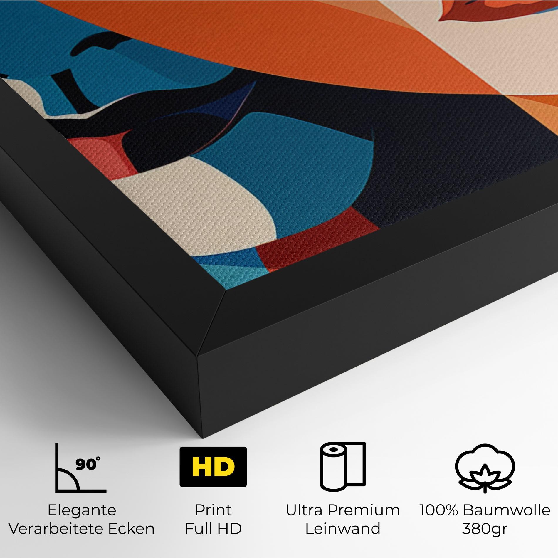 Leinwandbild Beauty Face Collage mockup 4