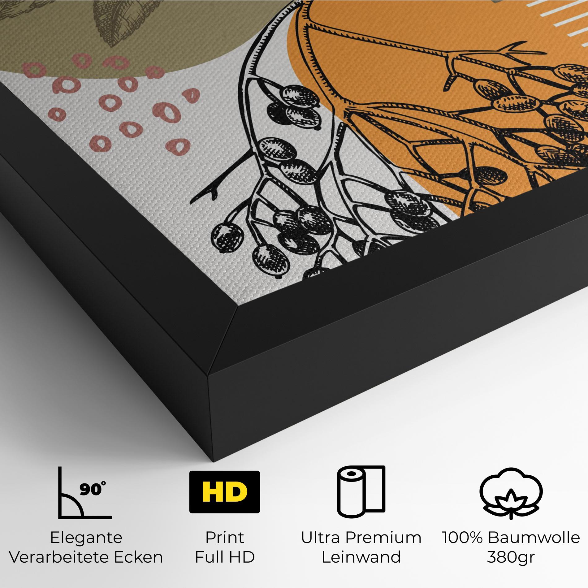 Leinwandbild Bird Collage mockup 4