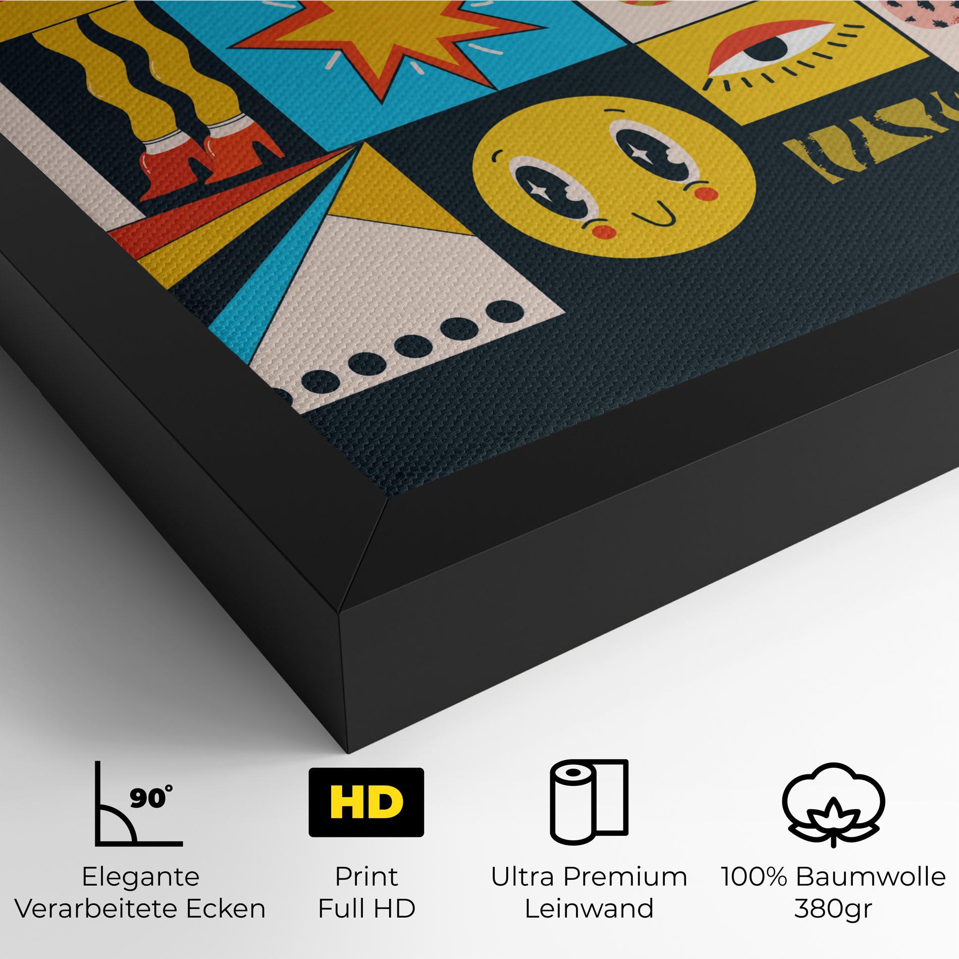 Leinwandbild Cool Eye Shape mockup 4