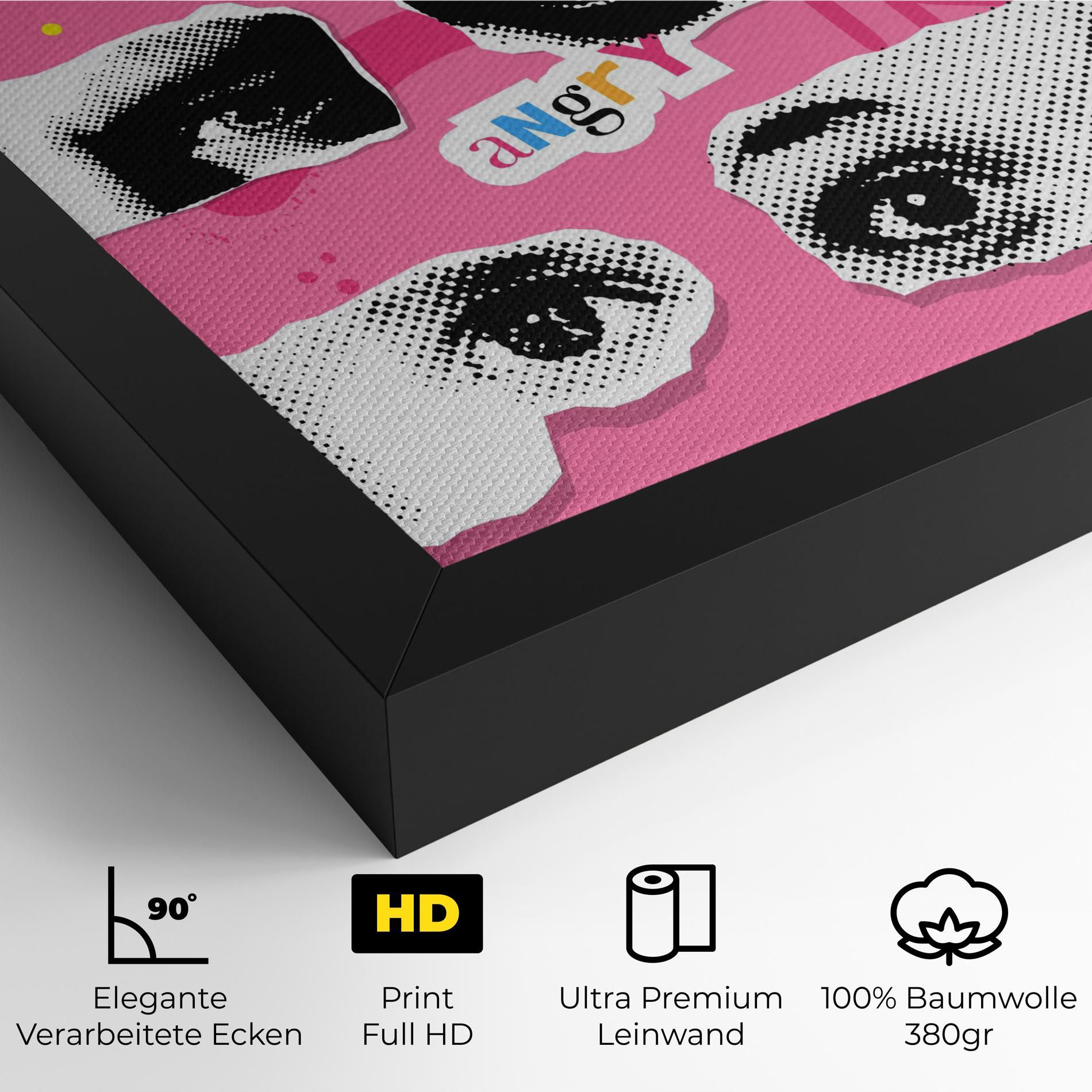 Leinwandbild Eye Type mockup 4