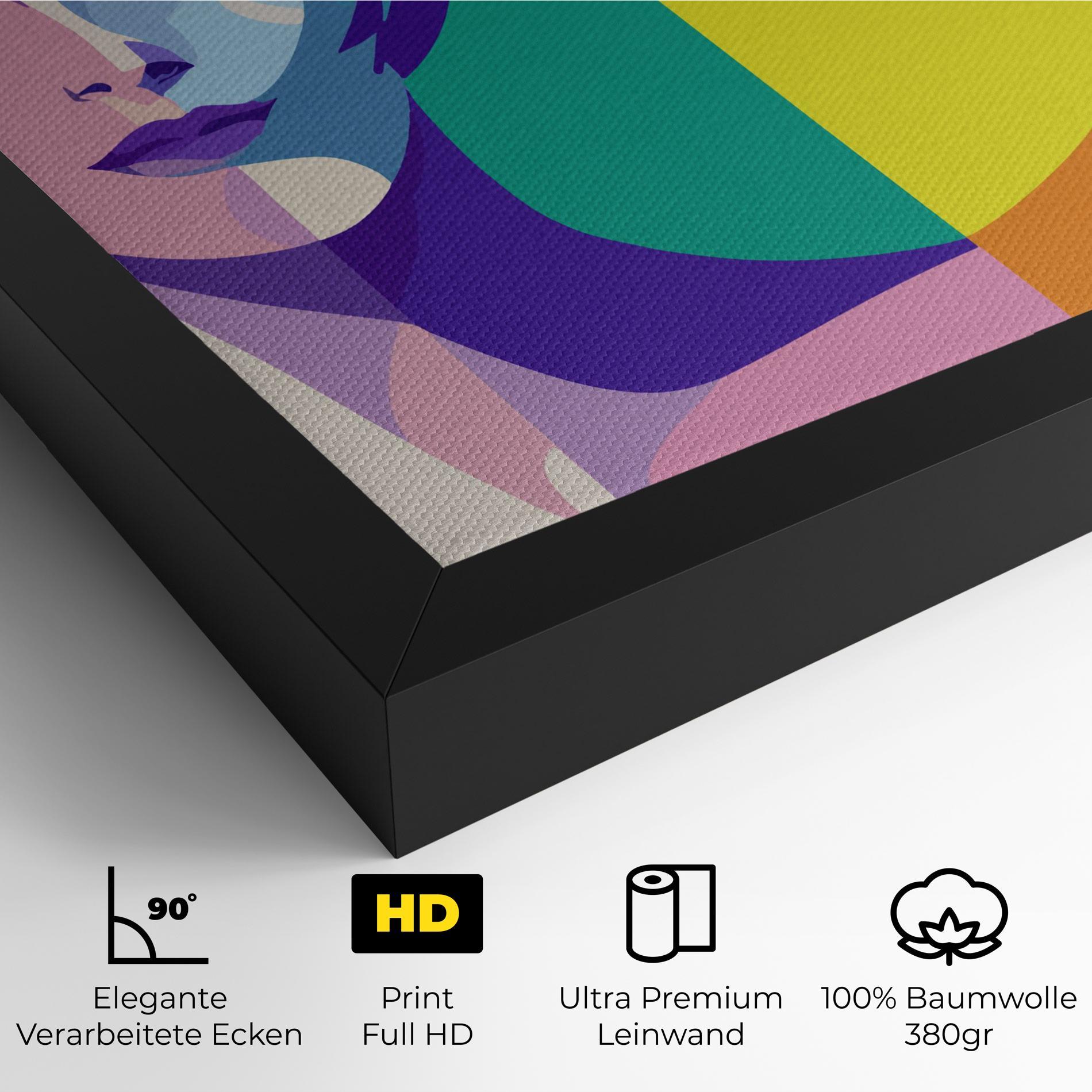 Leinwandbild Winter Summer Girl mockup 4