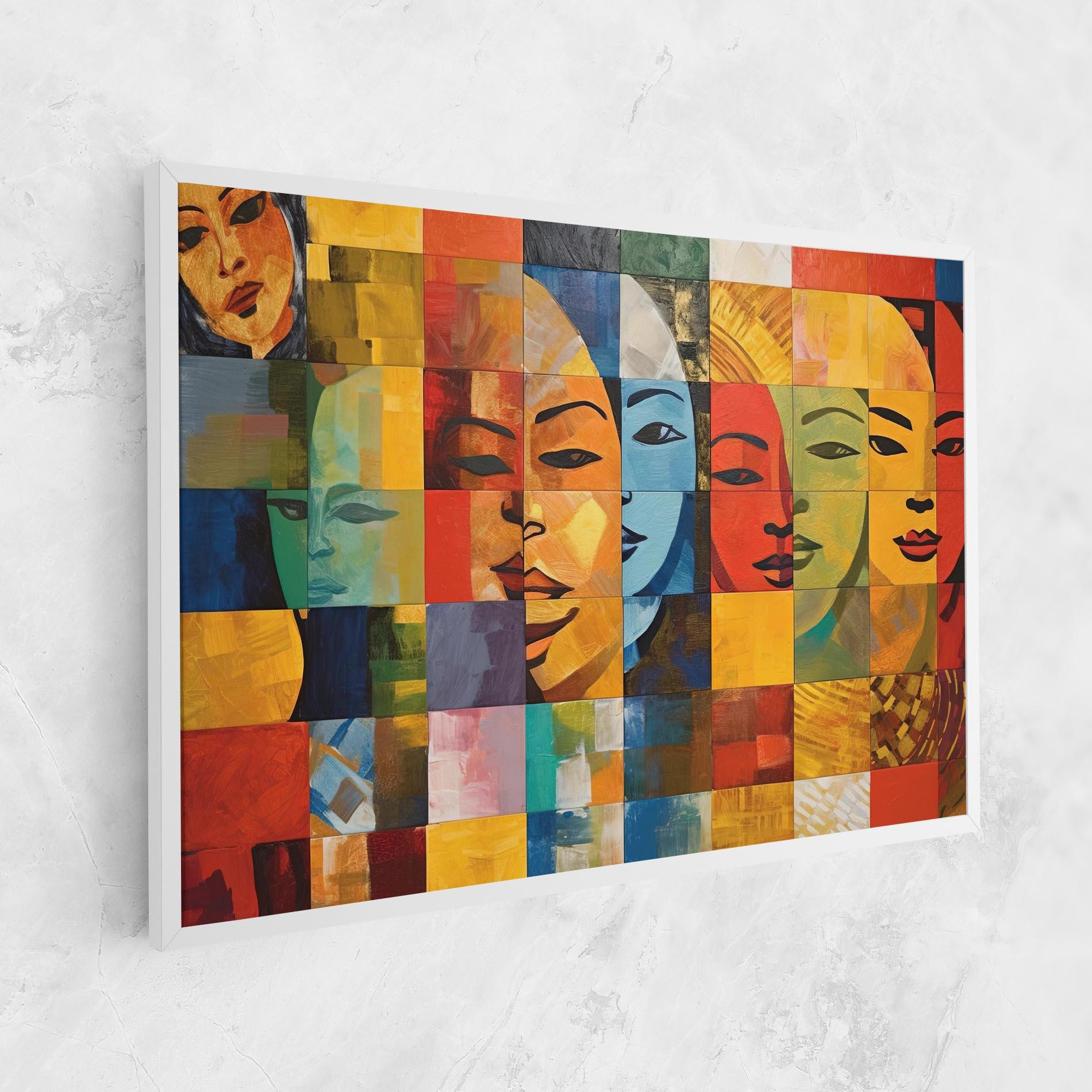 Leinwandbild Abstract Concept Collage mockup 1