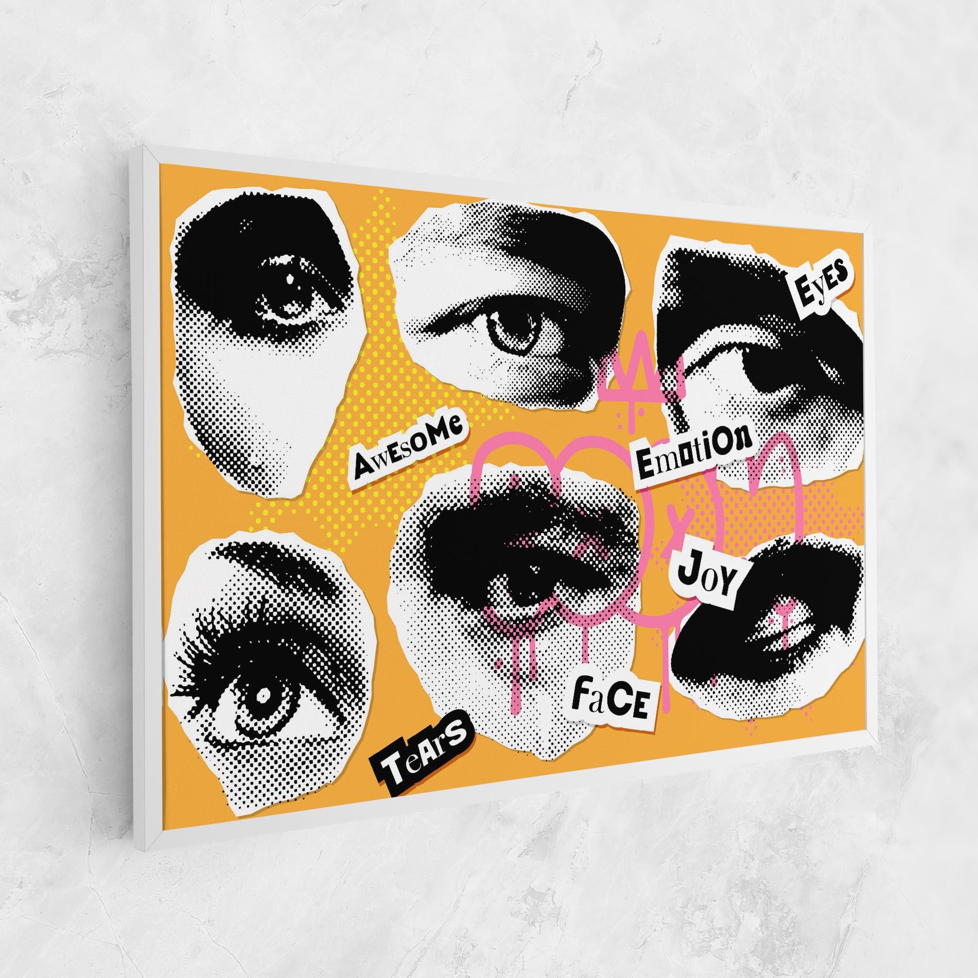 Leinwandbild Awesome Emotions mockup 1