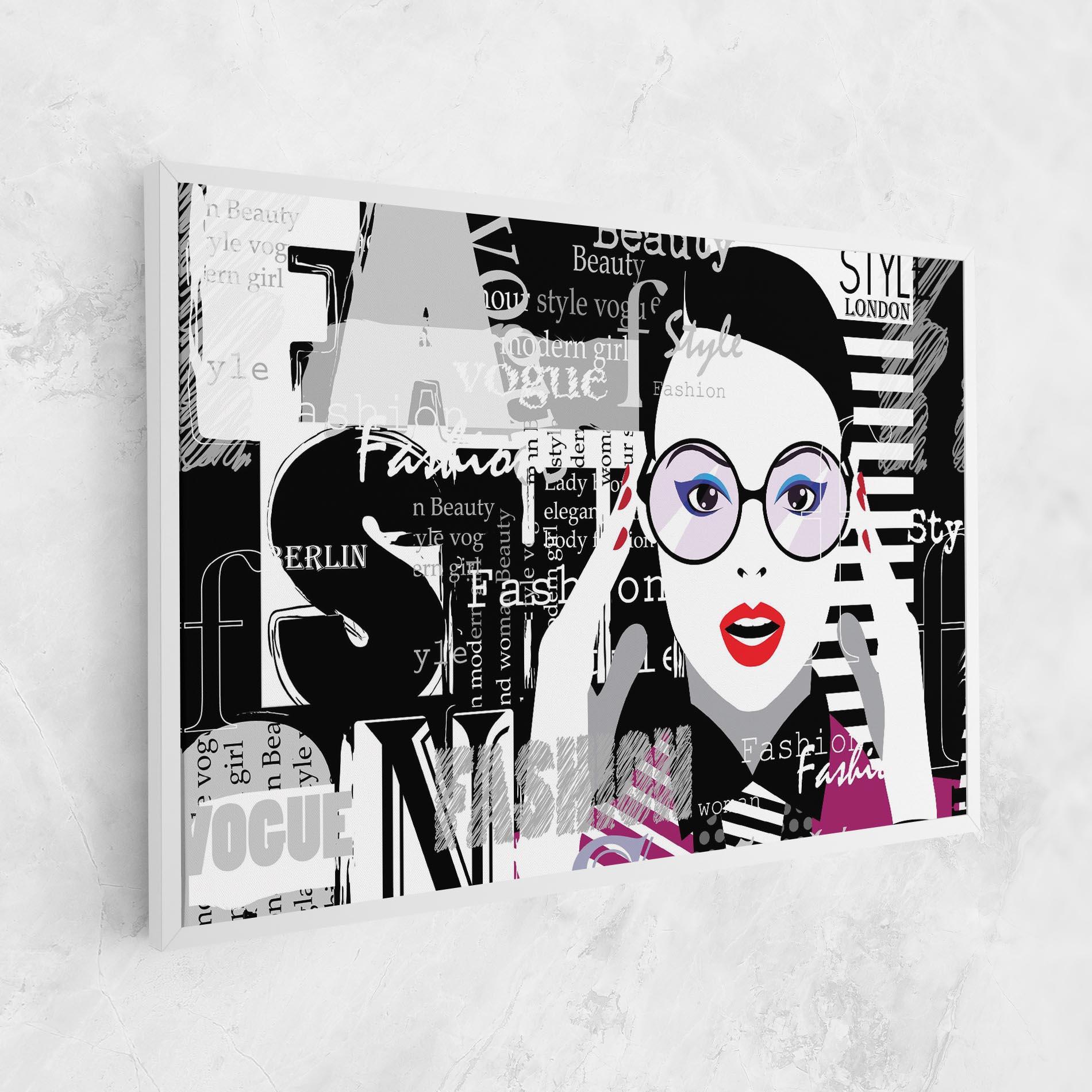 Leinwandbild Fashion Collage mockup 1