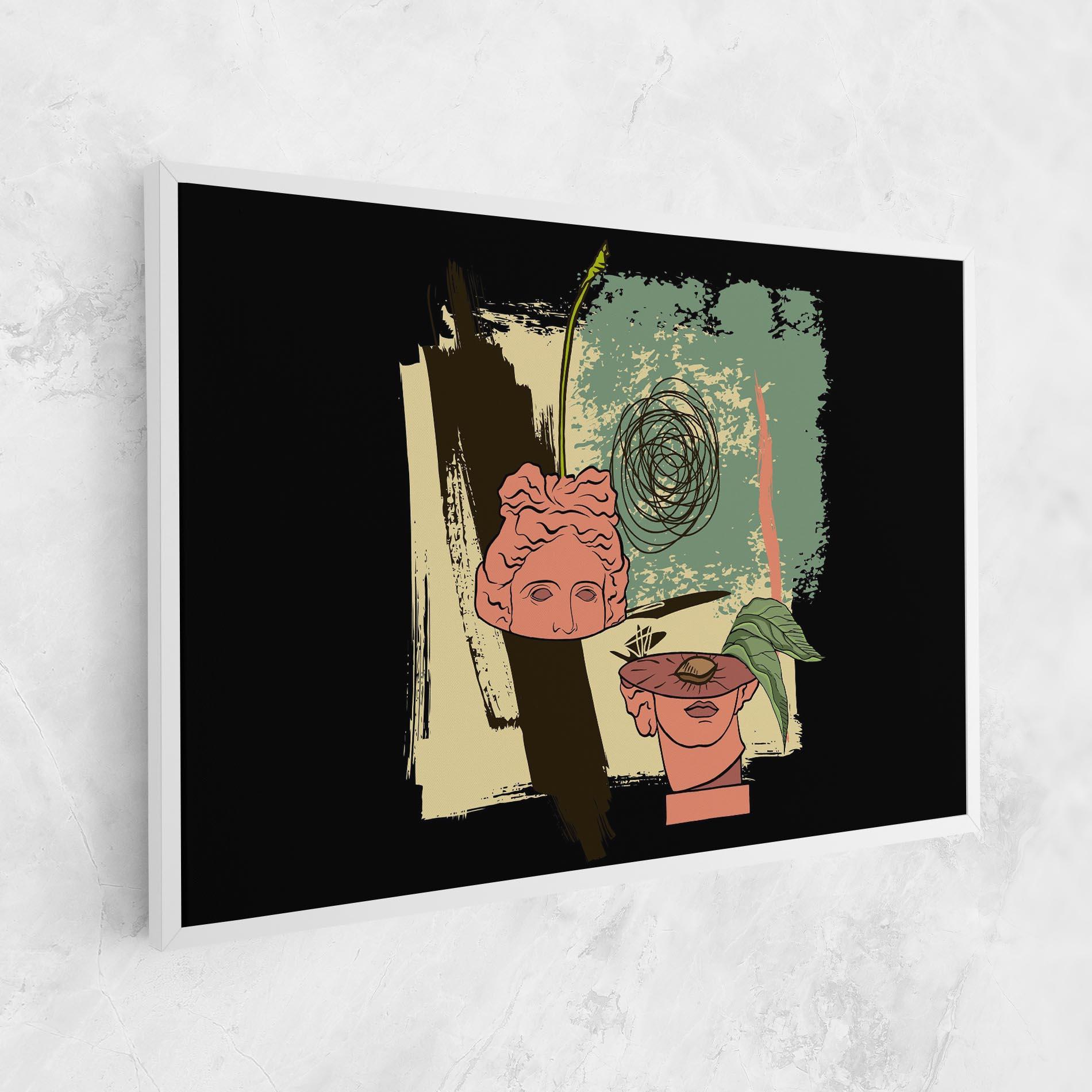 Leinwandbild Statue Fruit mockup 1