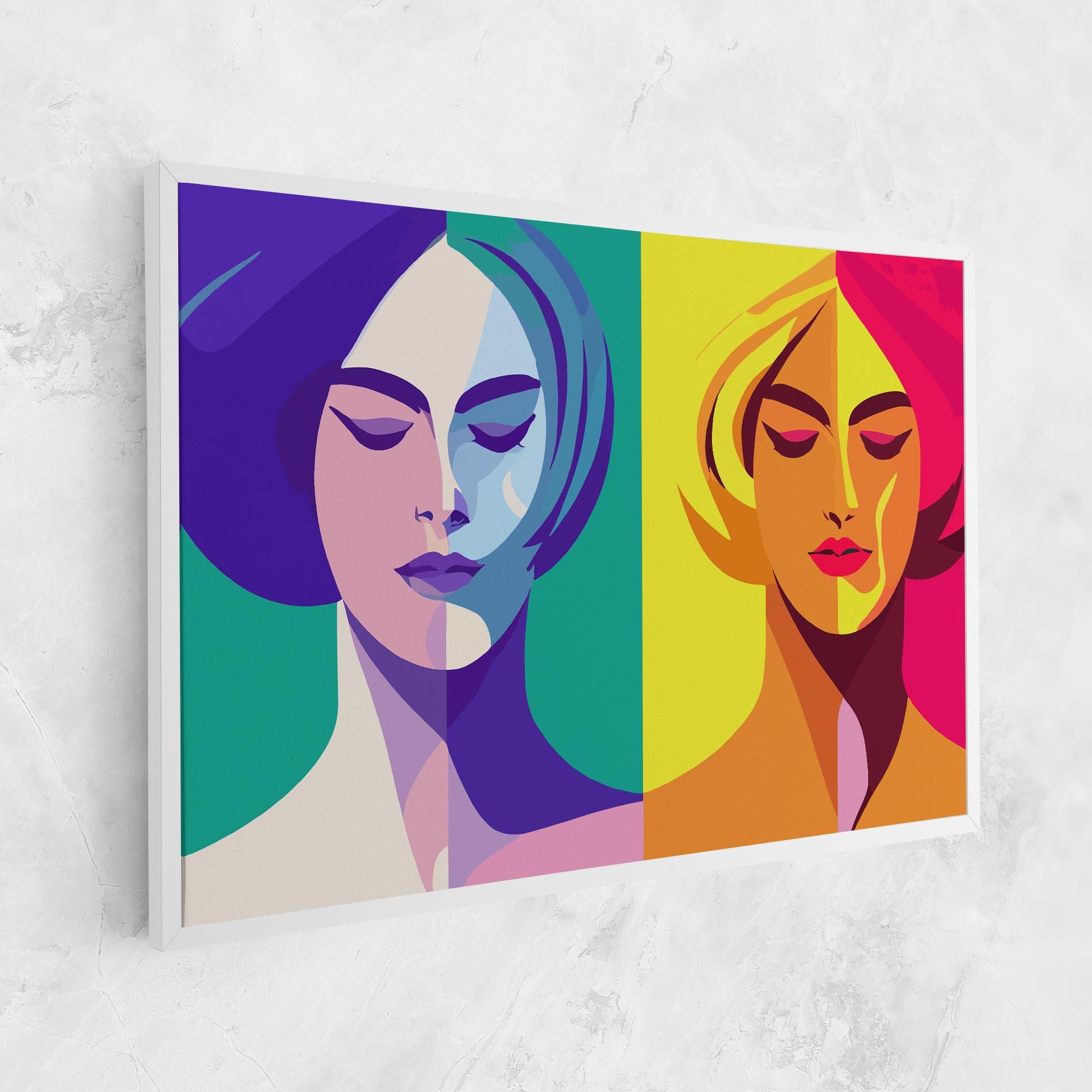 Leinwandbild Winter Summer Girl mockup 1