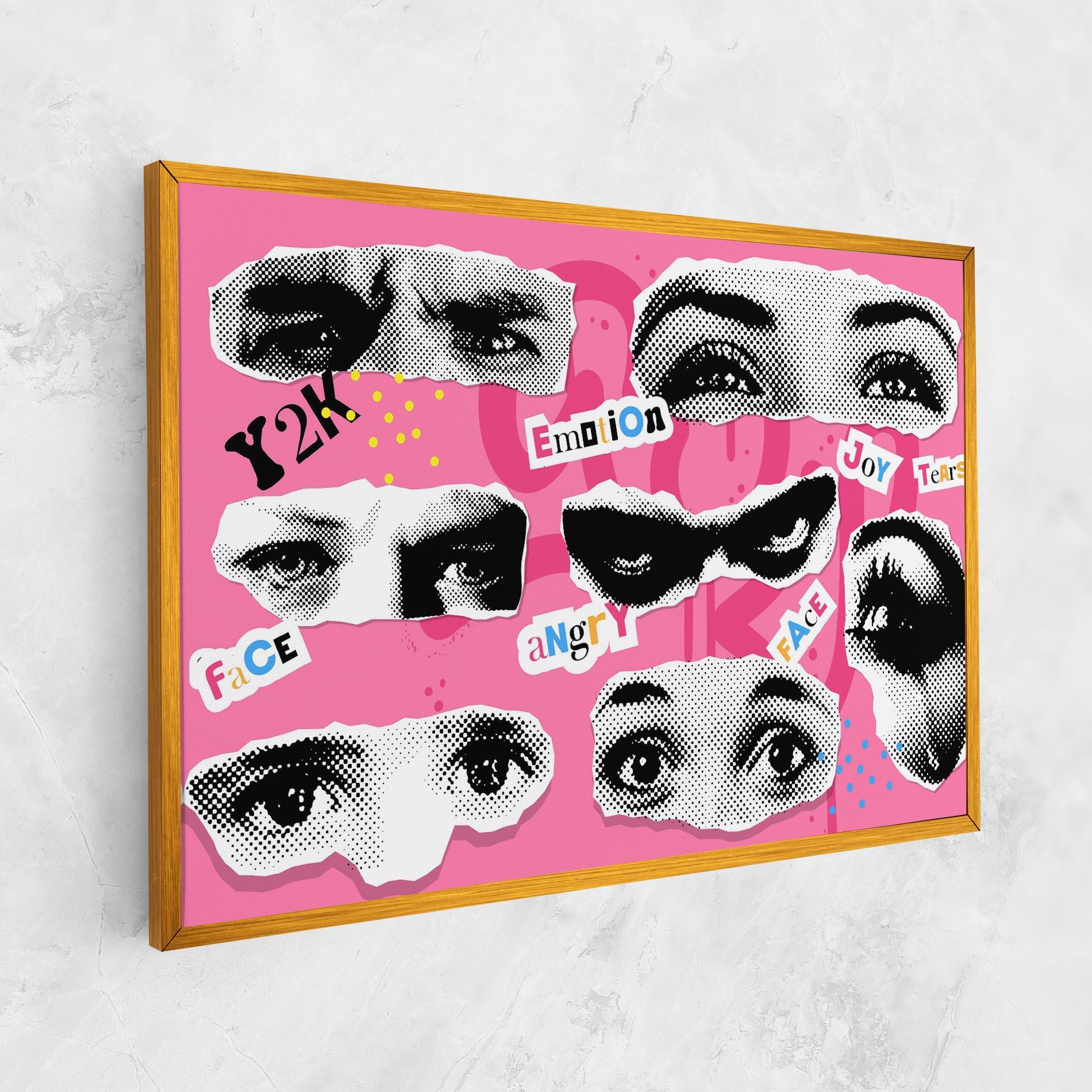 Leinwandbild Eye Type mockup 1