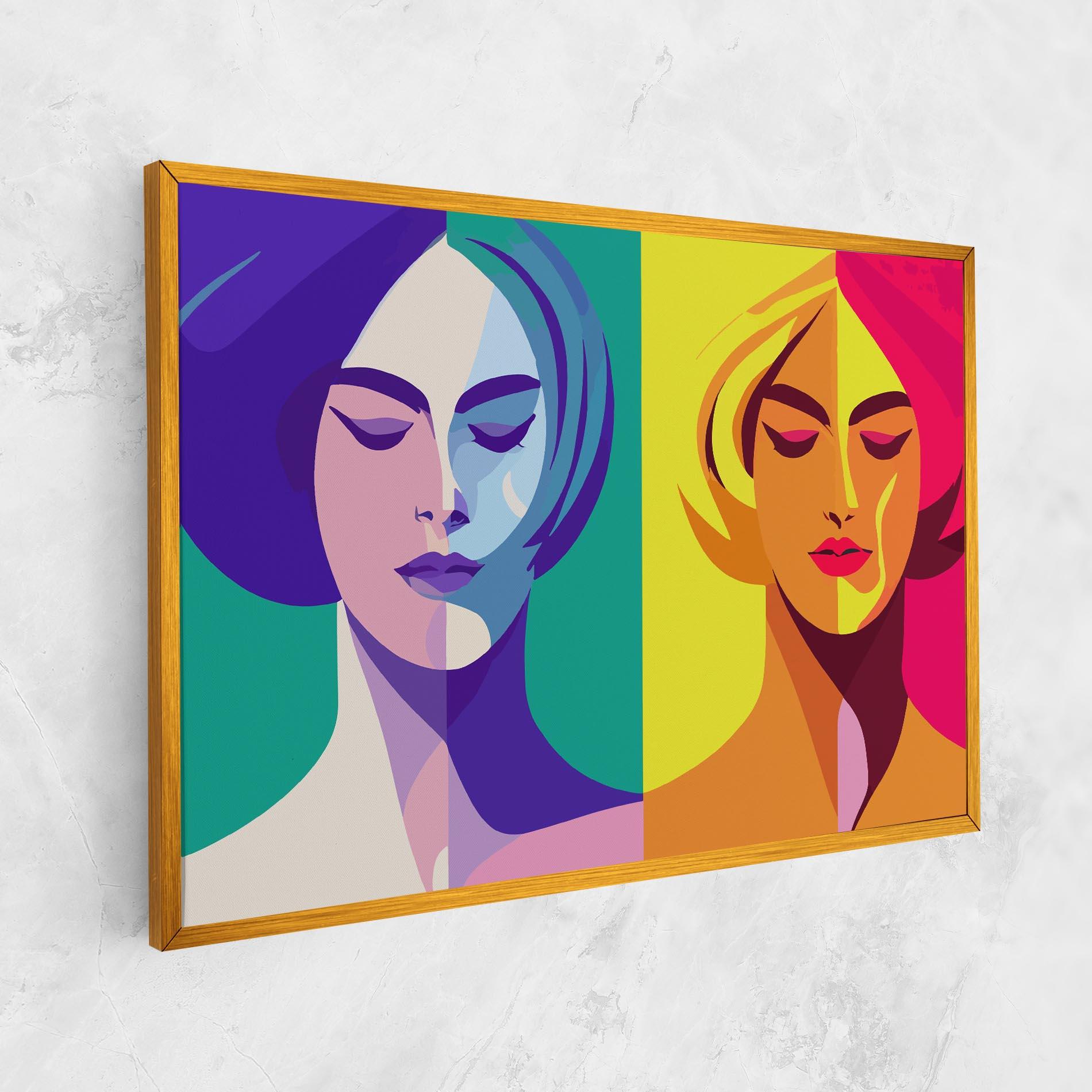 Leinwandbild Winter Summer Girl mockup 1