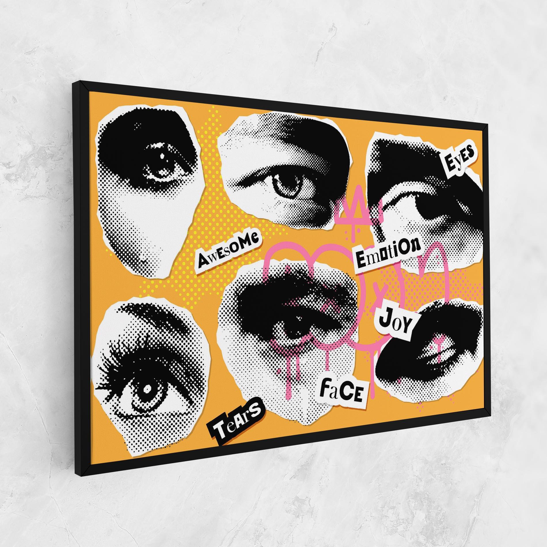 Leinwandbild Awesome Emotions mockup 1