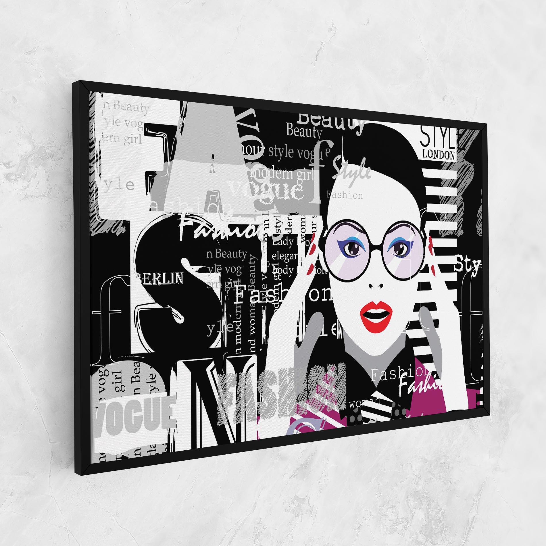 Leinwandbild Fashion Collage mockup 1