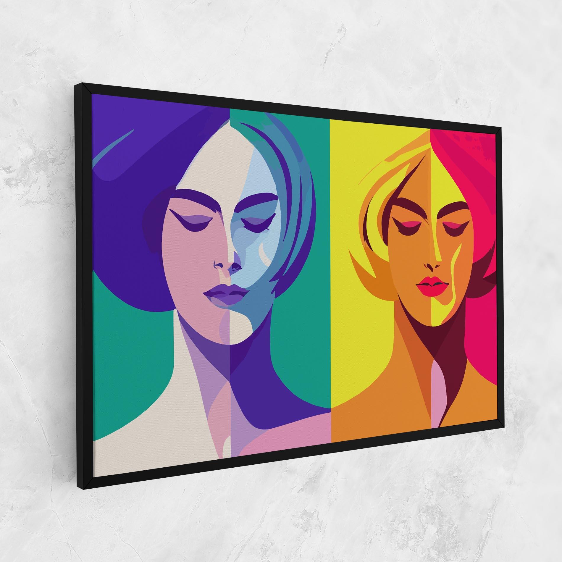 Leinwandbild Winter Summer Girl mockup 1