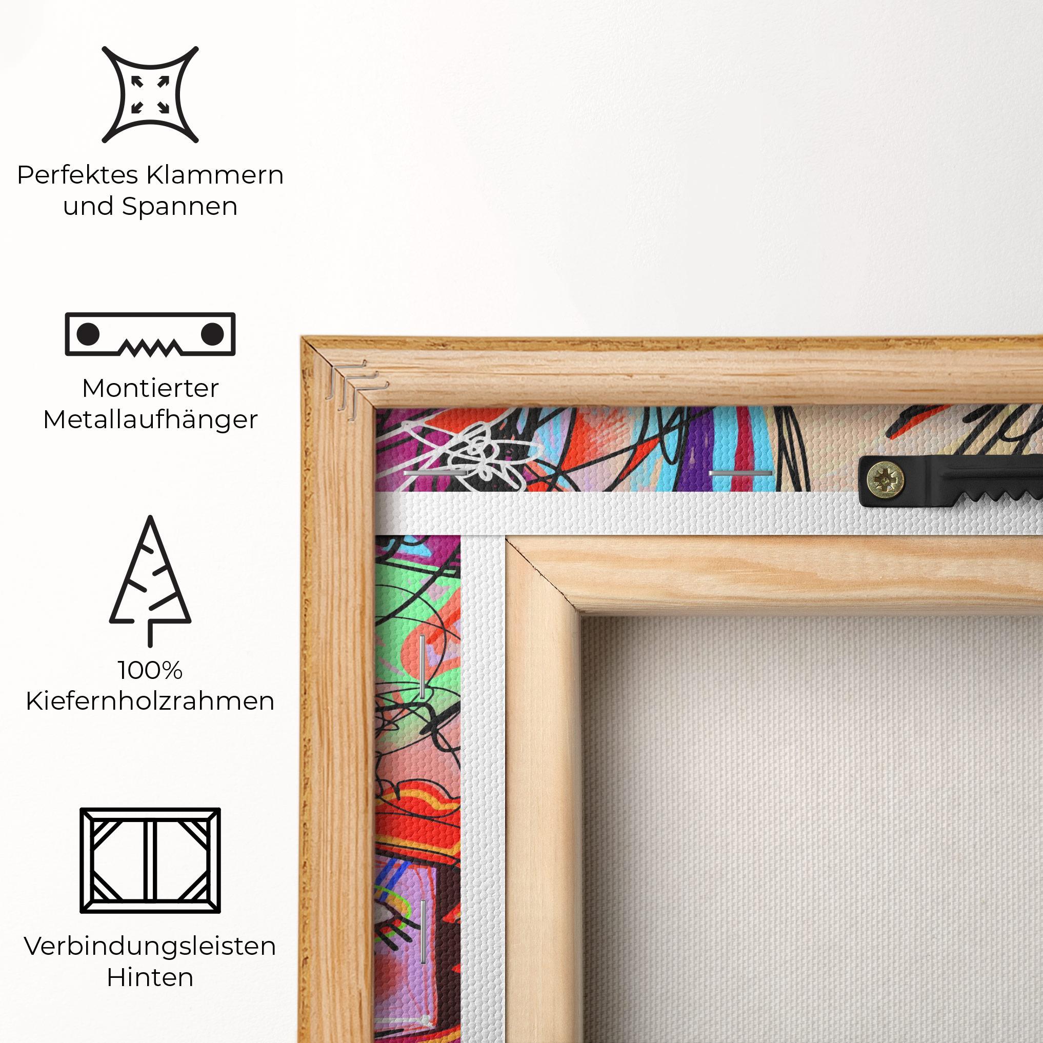 Leinwandbild Animal Eye Art mockup 5