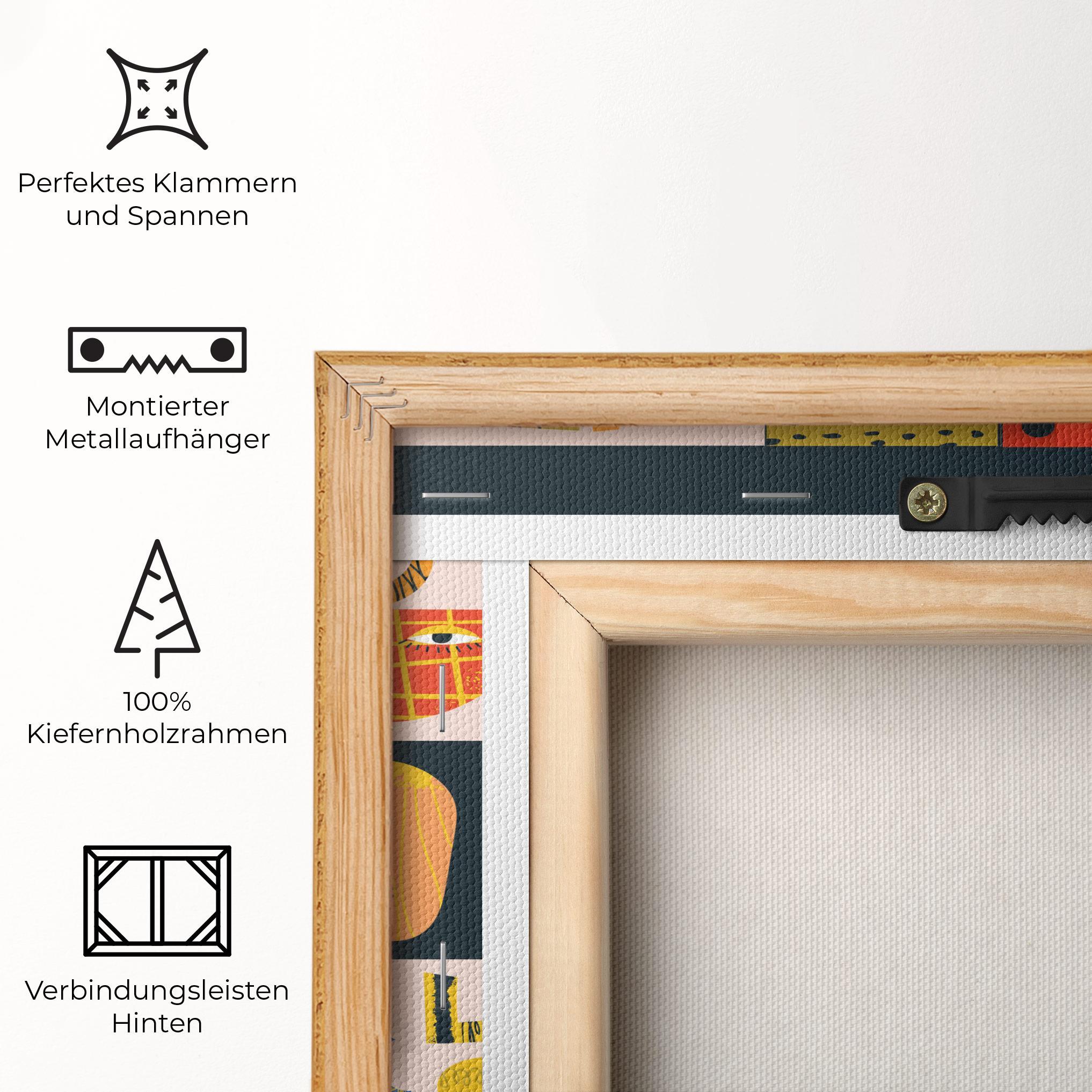 Leinwandbild Cool Eye Shape mockup 5