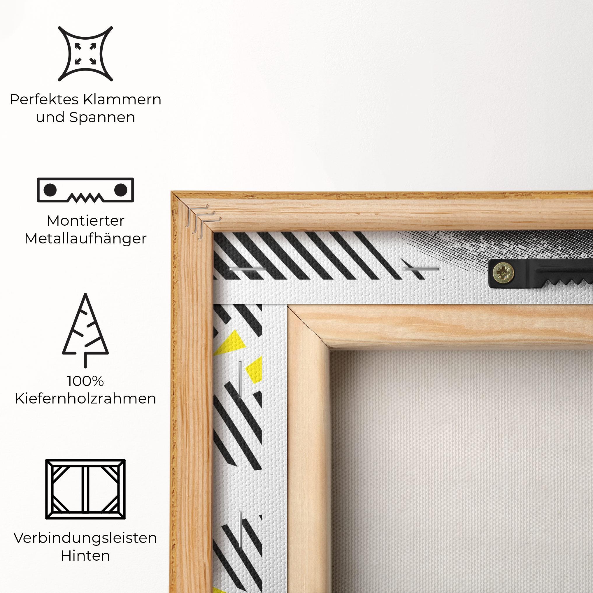 Leinwandbild Lightning Mouth mockup 5