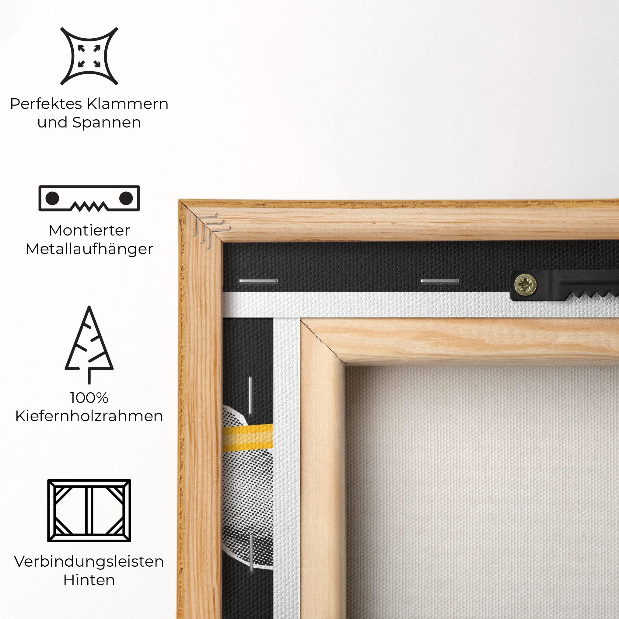 Leinwandbild Pencil Hand mockup 5