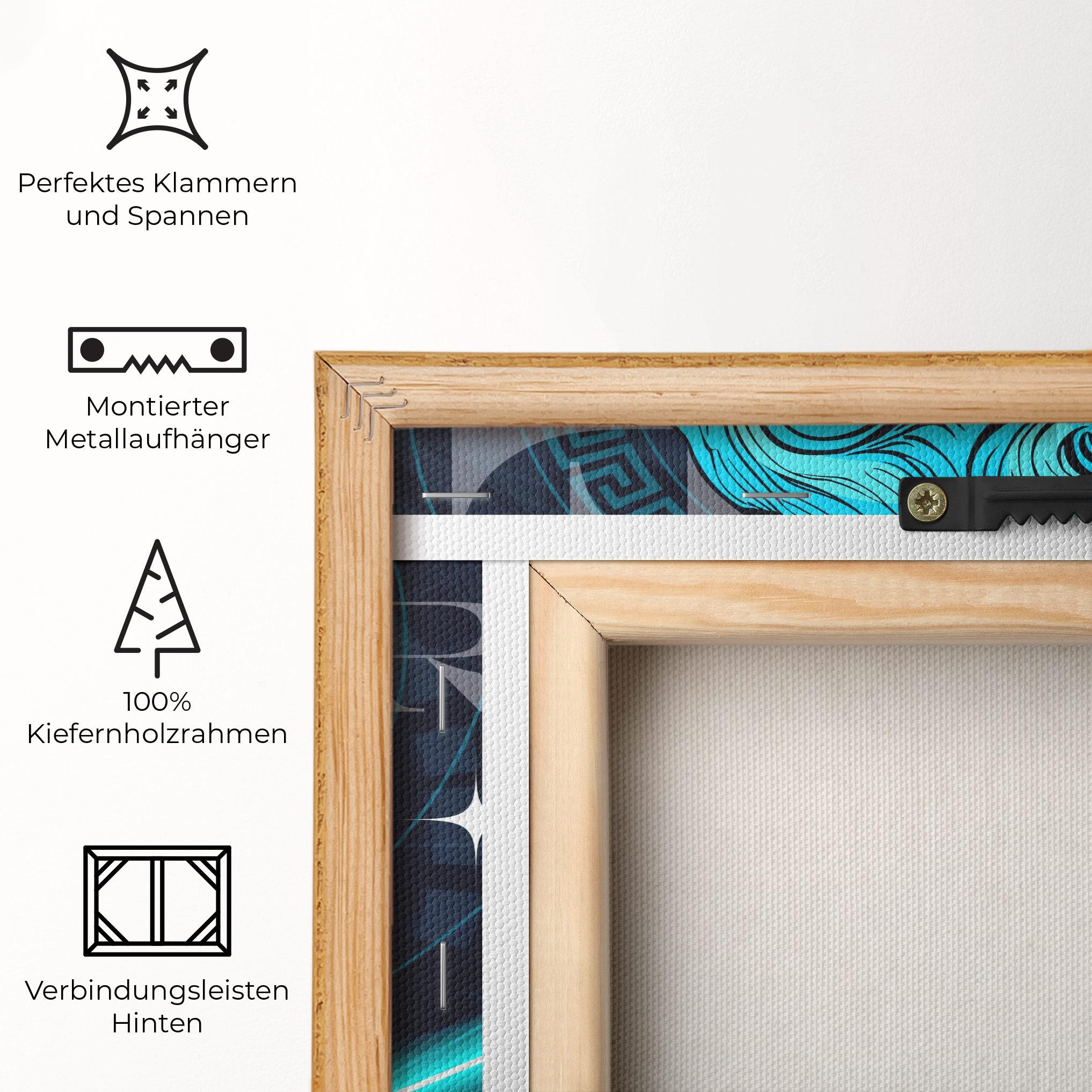 Leinwandbild Sculptures mockup 5