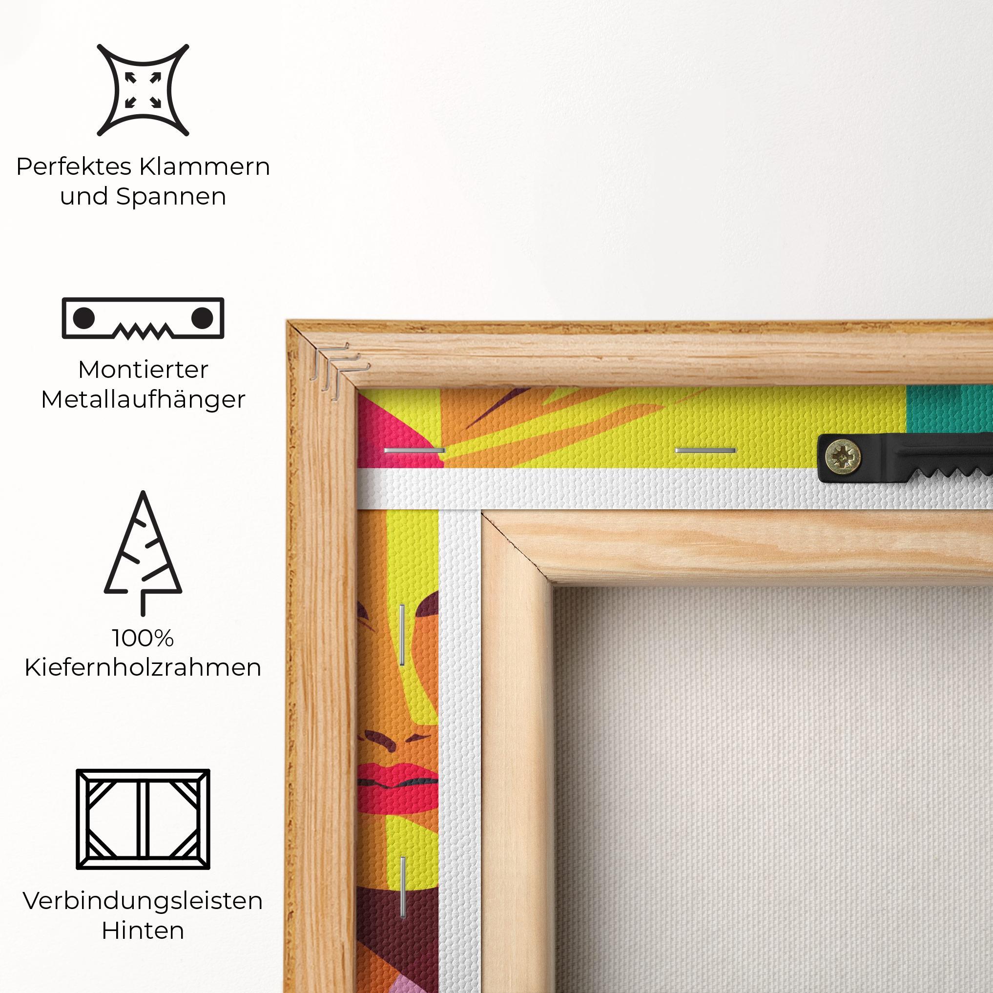 Leinwandbild Winter Summer Girl mockup 5