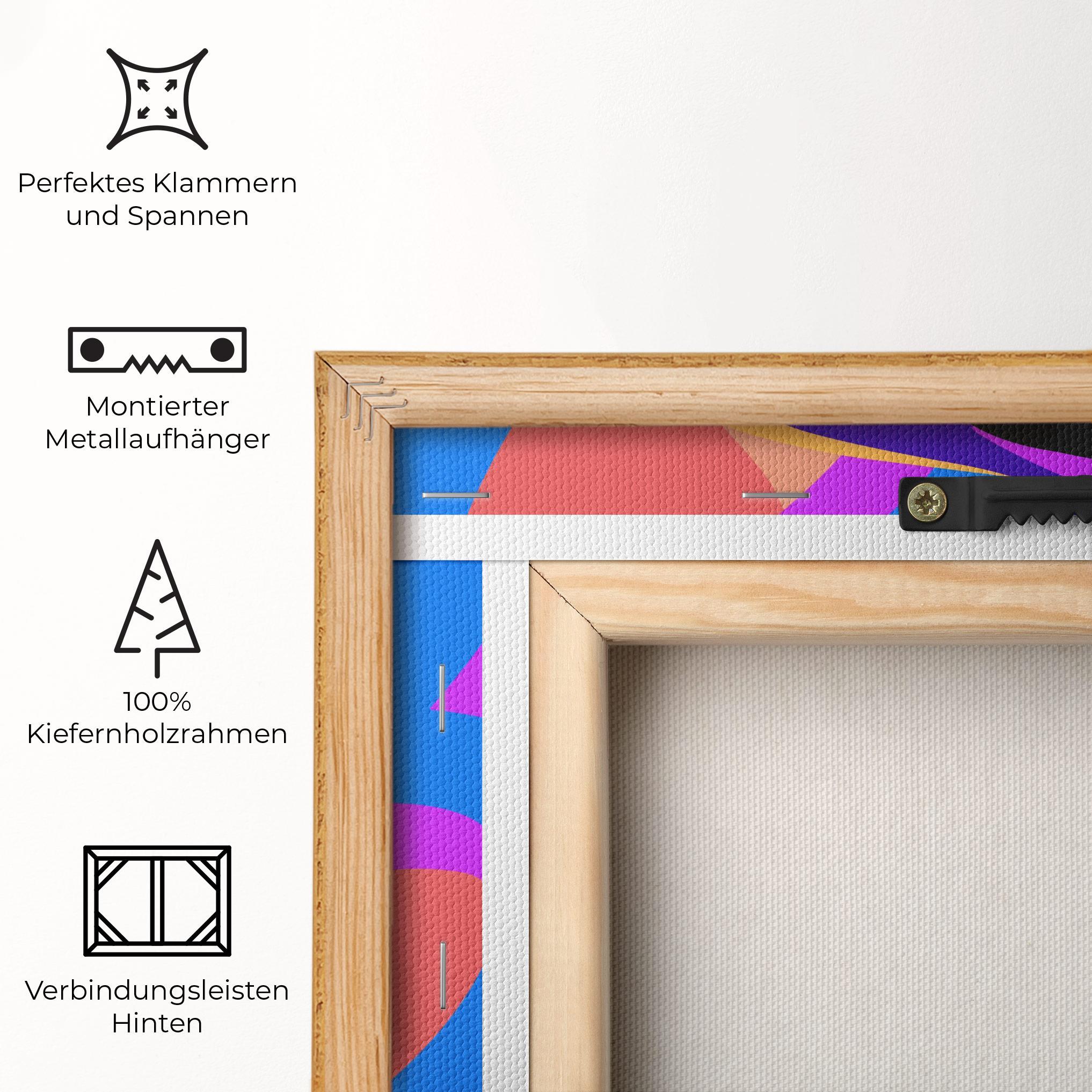 Leinwandbild Woman Art Face mockup 5