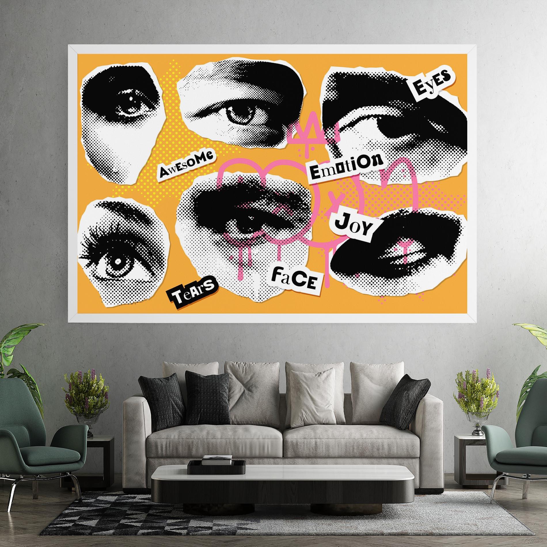 Leinwandbild Awesome Emotions mockup 7