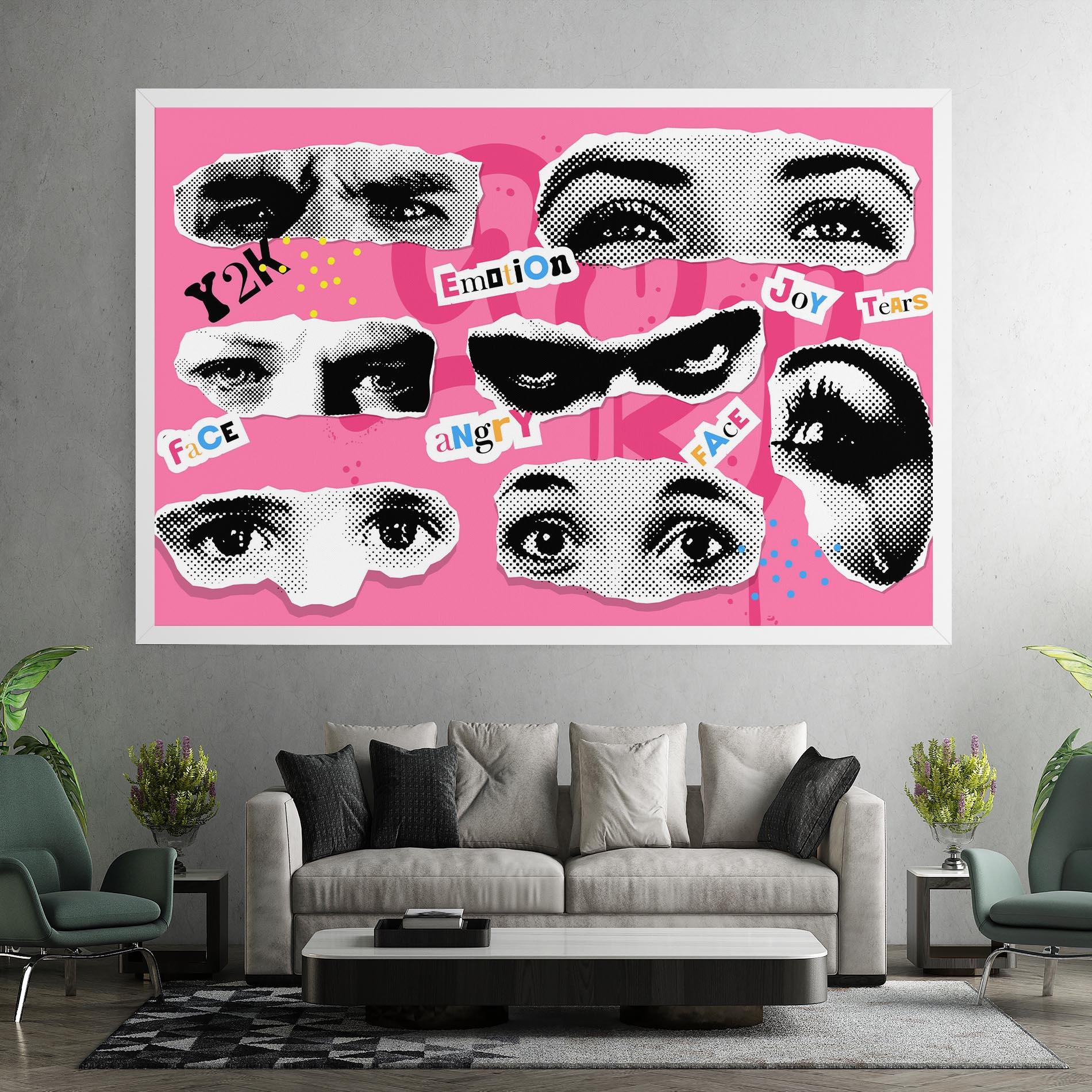 Leinwandbild Eye Type mockup 7