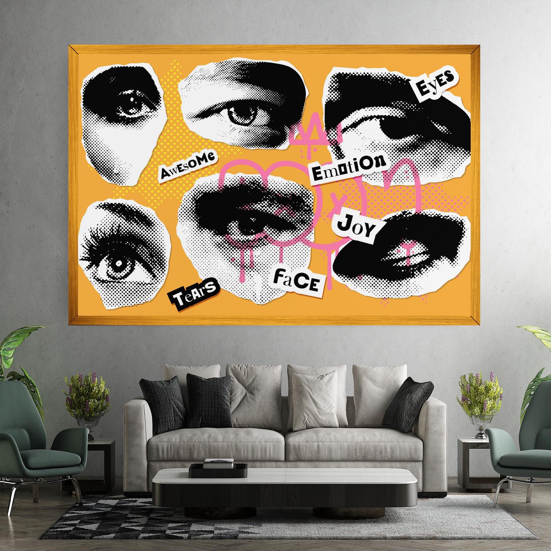 Leinwandbild Awesome Emotions mockup 7