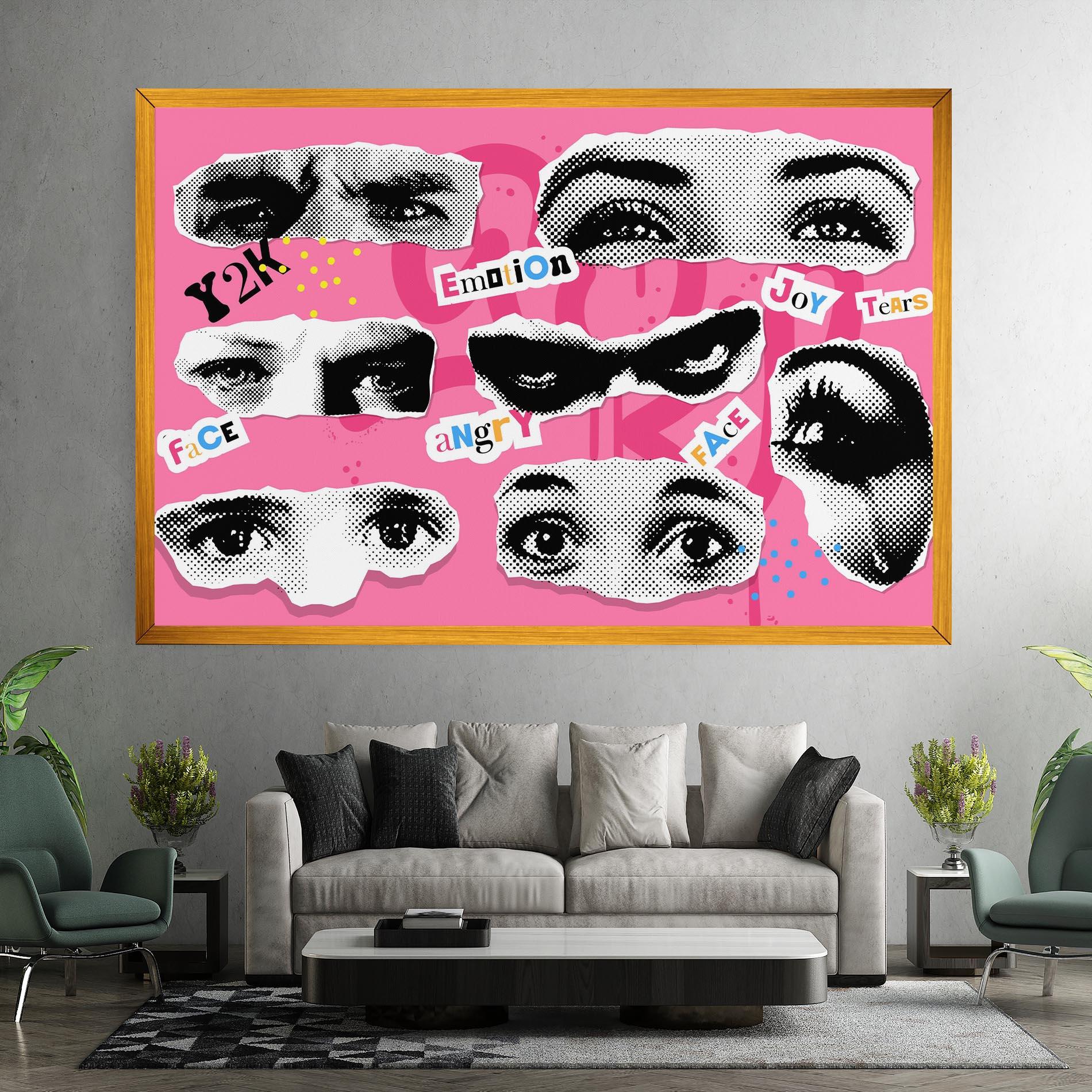 Leinwandbild Eye Type mockup 7