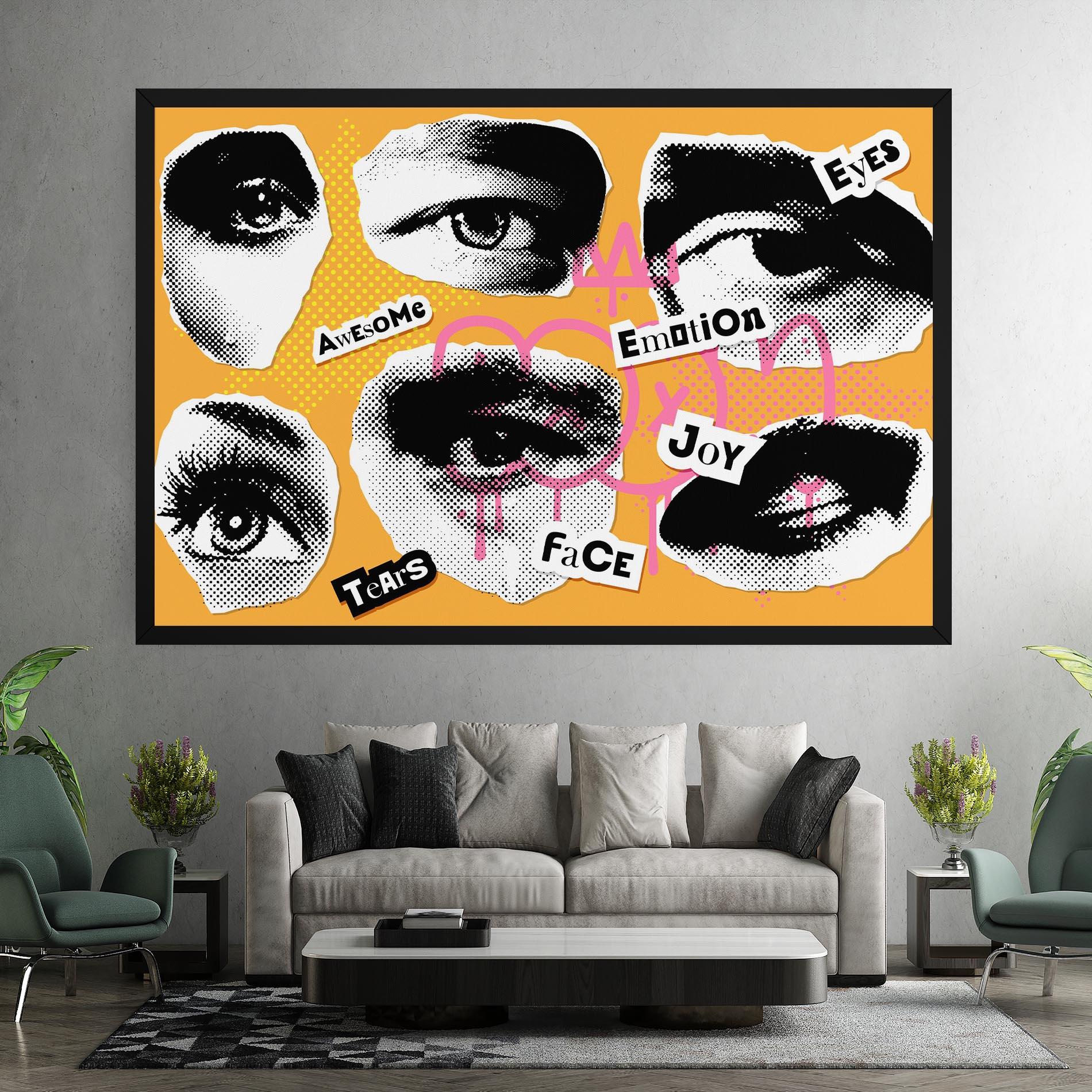 Leinwandbild Awesome Emotions mockup 7