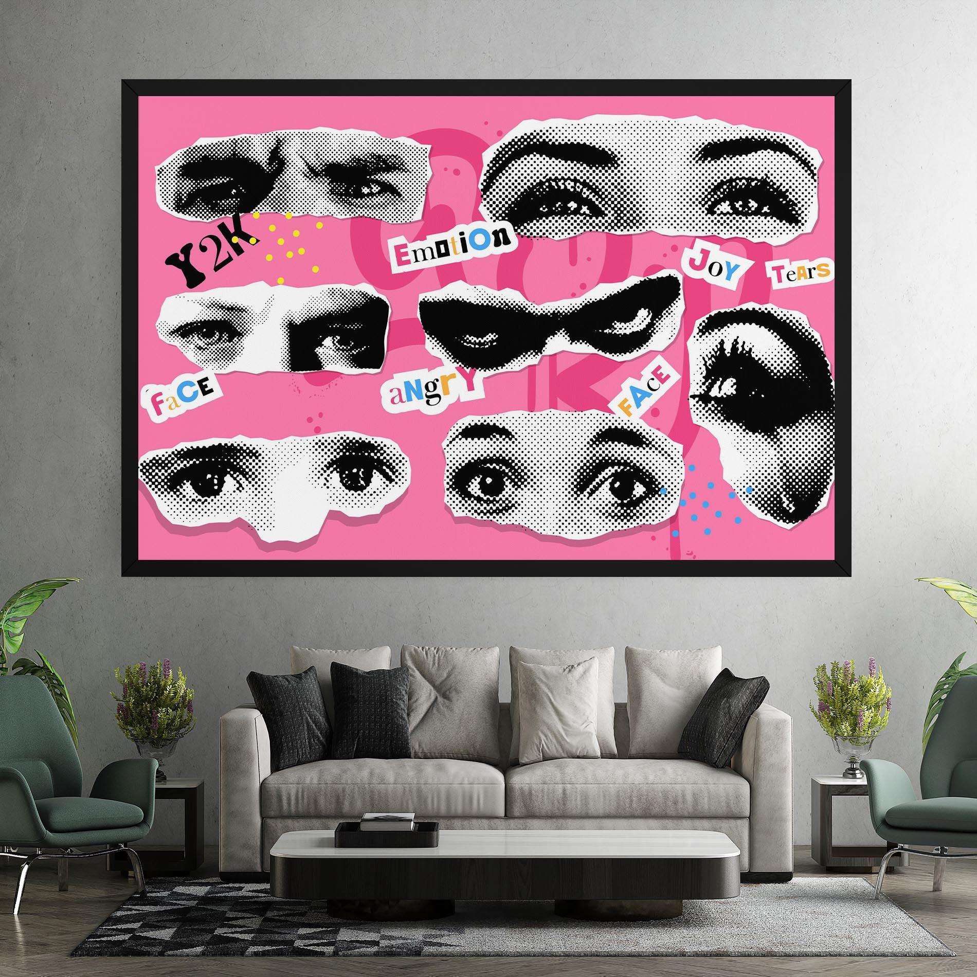 Leinwandbild Eye Type mockup 7