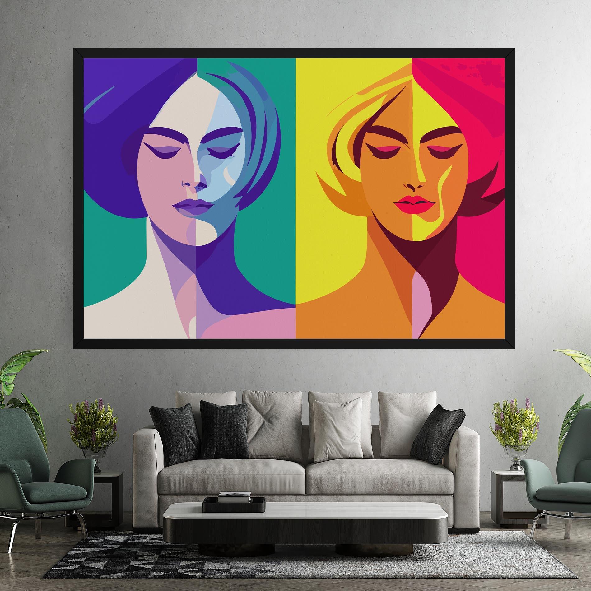 Leinwandbild Winter Summer Girl mockup 7