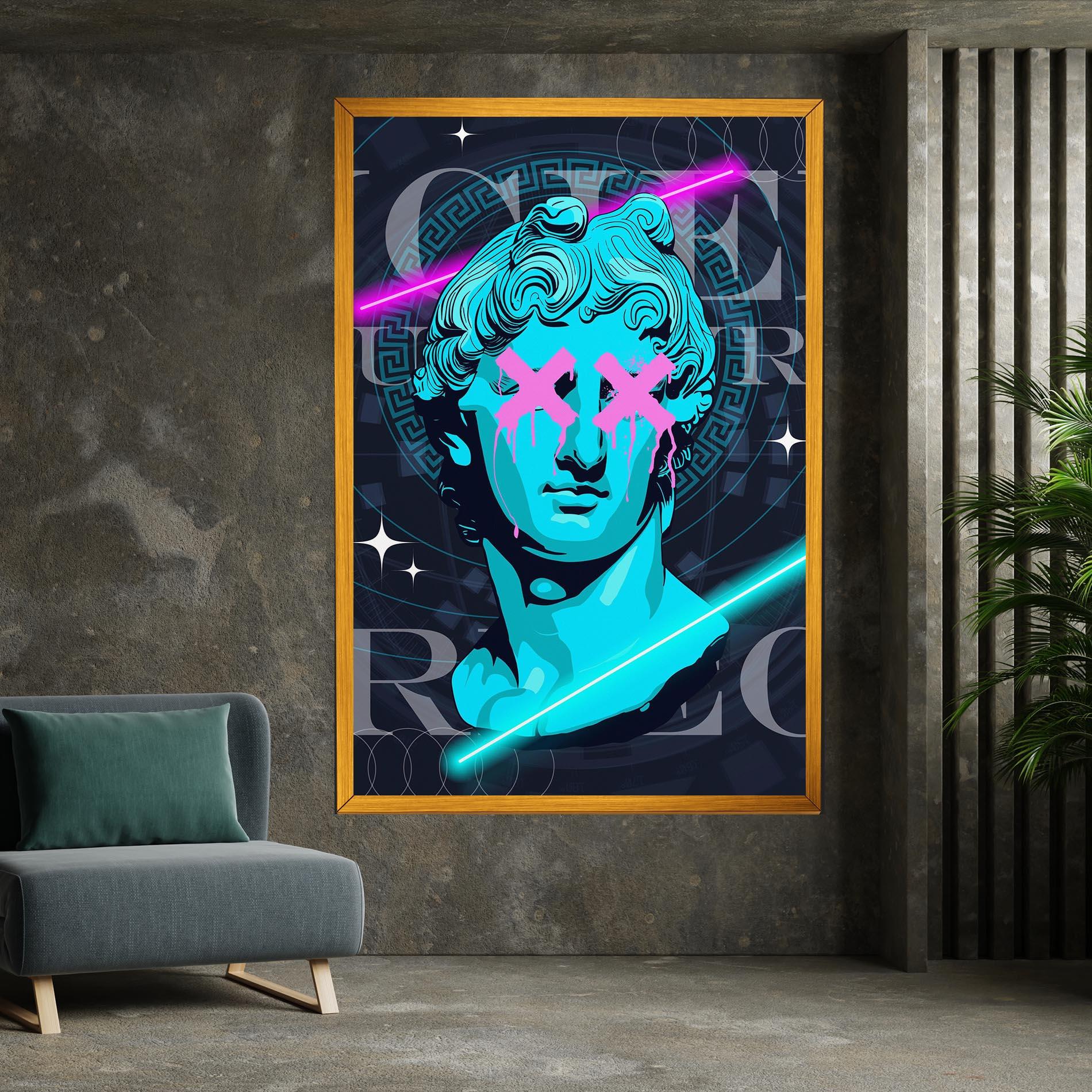 Leinwandbild Sculptures mockup 7