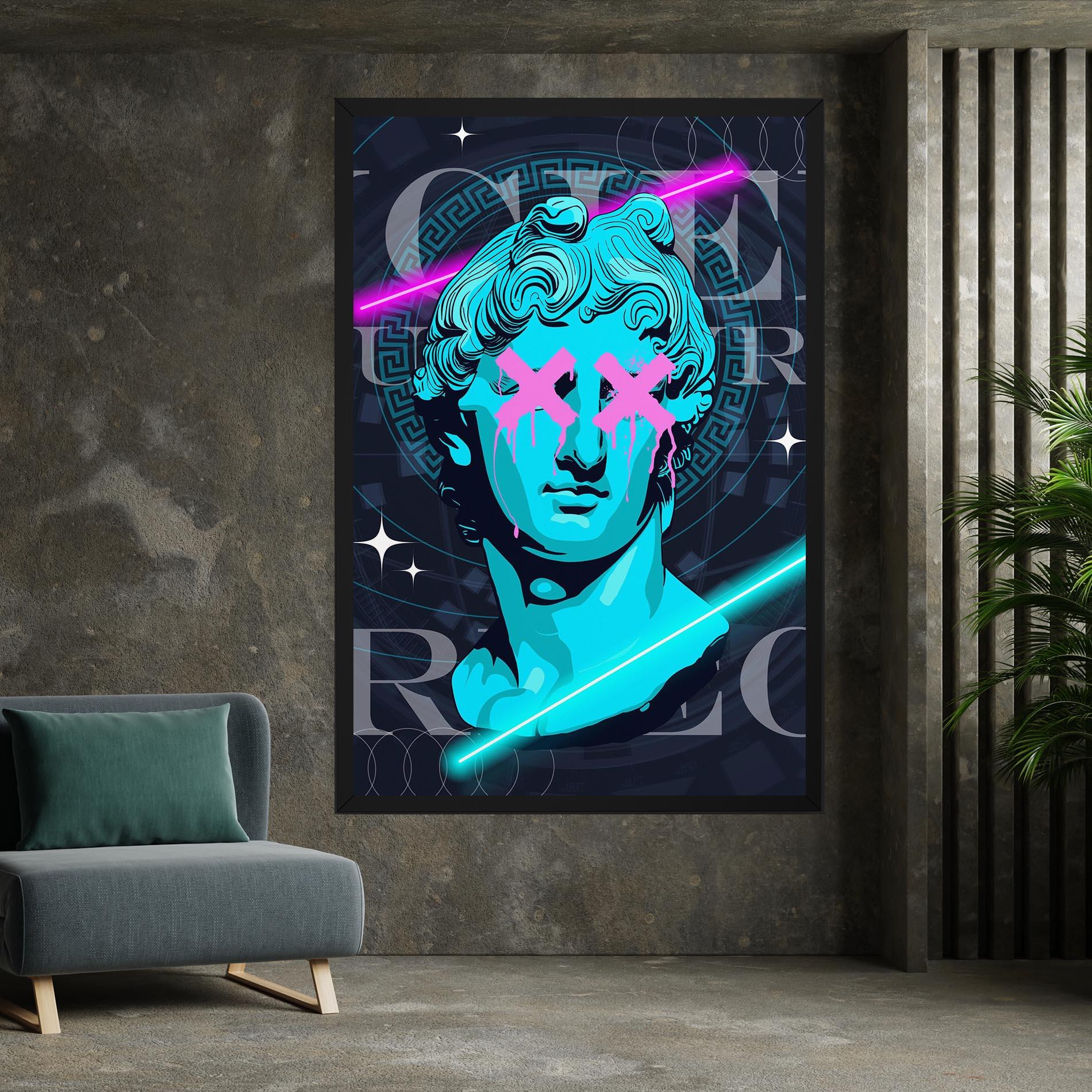 Leinwandbild Sculptures mockup 7
