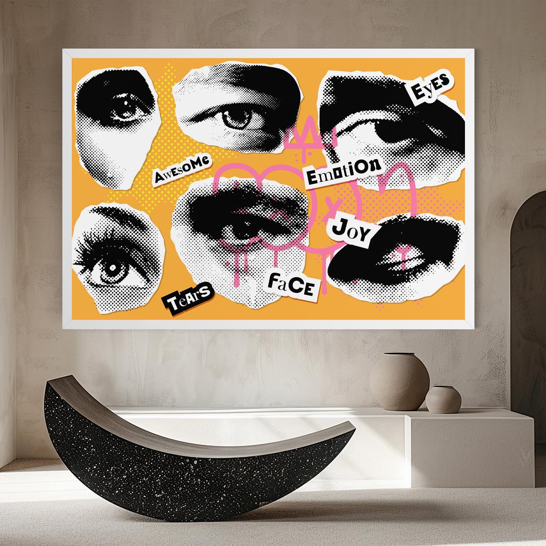 Leinwandbild Awesome Emotions mockup 8