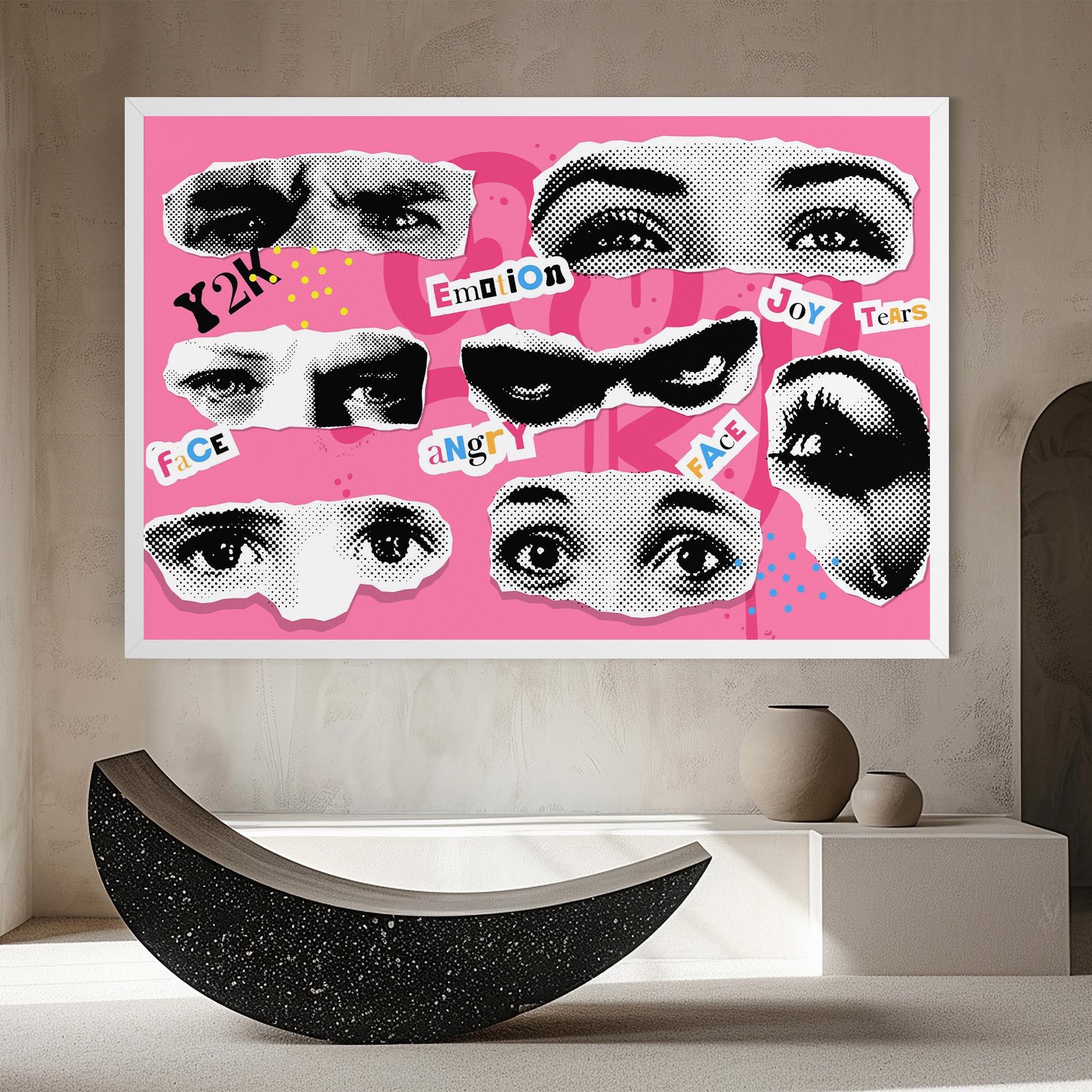 Leinwandbild Eye Type mockup 8